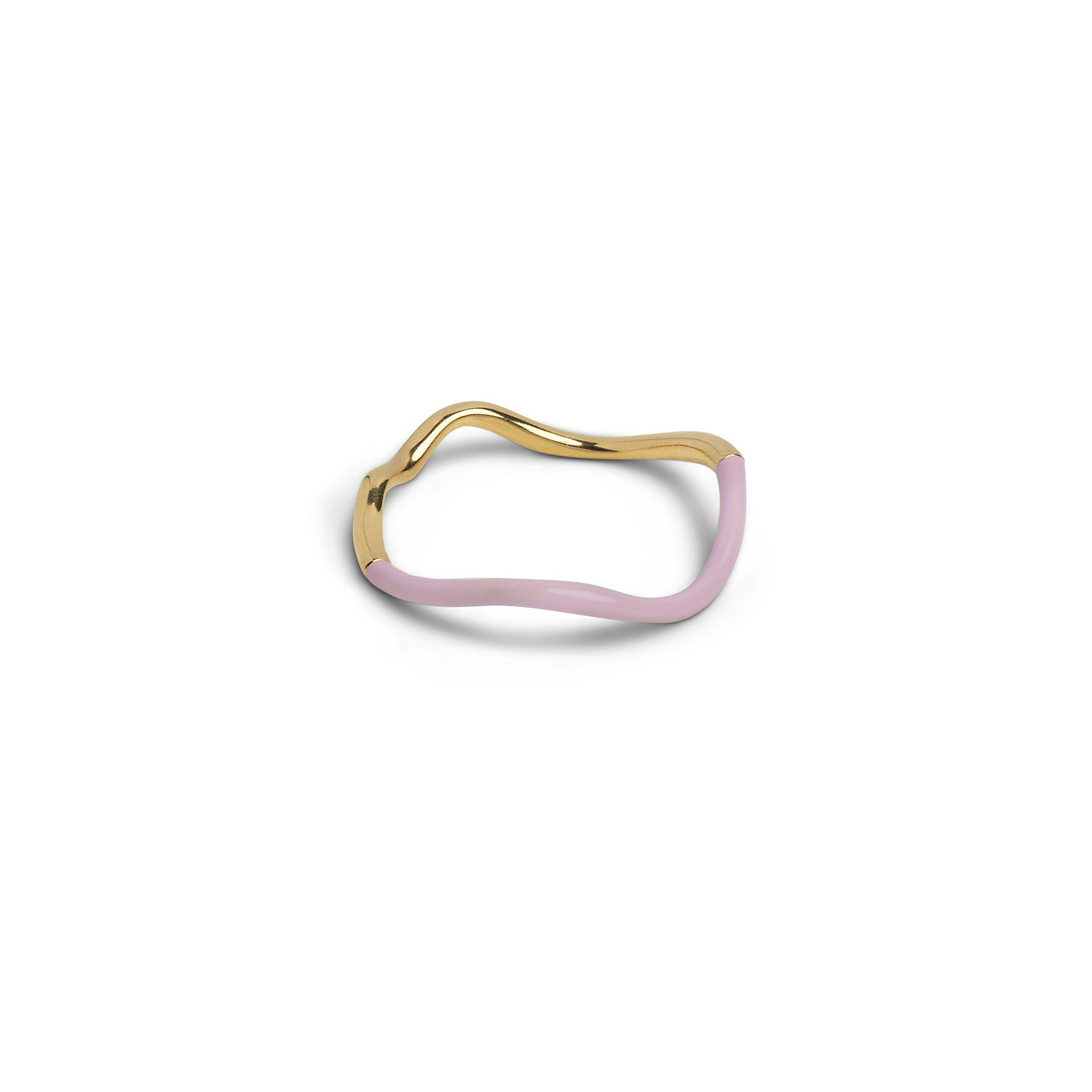 Sway Ring Light Pink fra Enamel Copenhagen i Forgyldt-Sølv Sterling 925