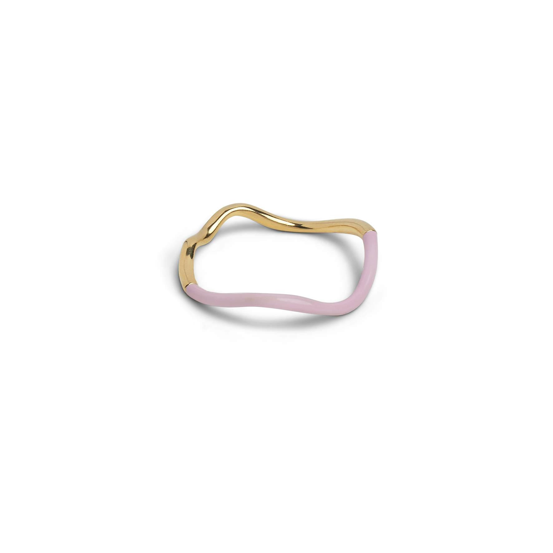 Sway Ring Light Pink fra Enamel Copenhagen i Forgylt-Sølv Sterling 925