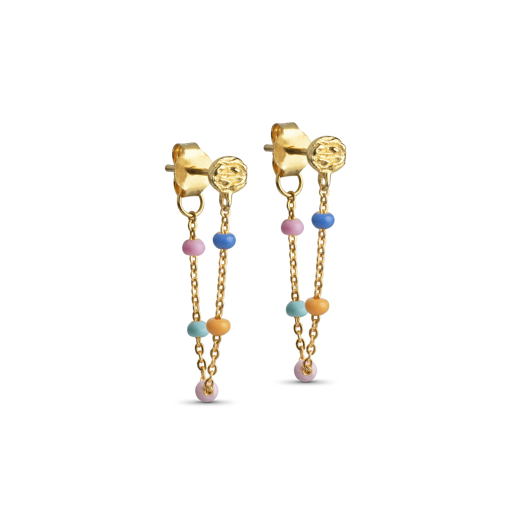 Lola Earrings Lolly fra Enamel Copenhagen i Forgyldt-Sølv Sterling 925