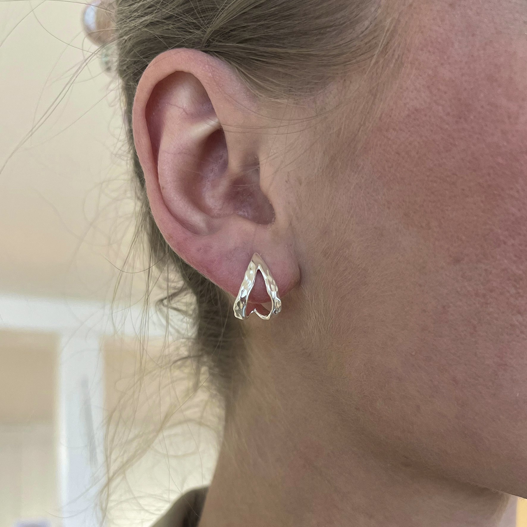 Breakup Earring von Jane Kønig in Vergoldet-Silber Sterling 925