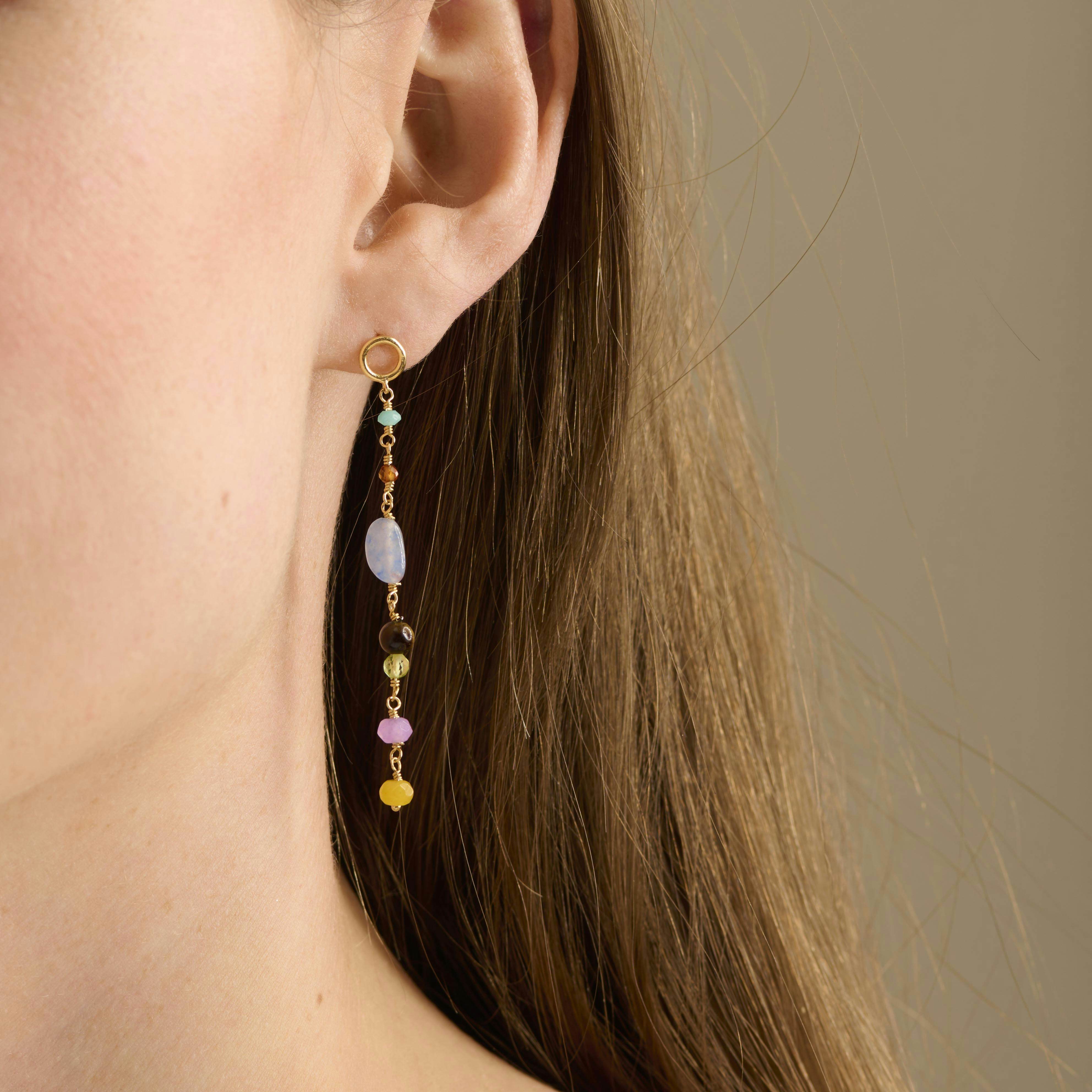 Summer Shades Earrings fra Pernille Corydon i Forgylt-Sølv Sterling 925