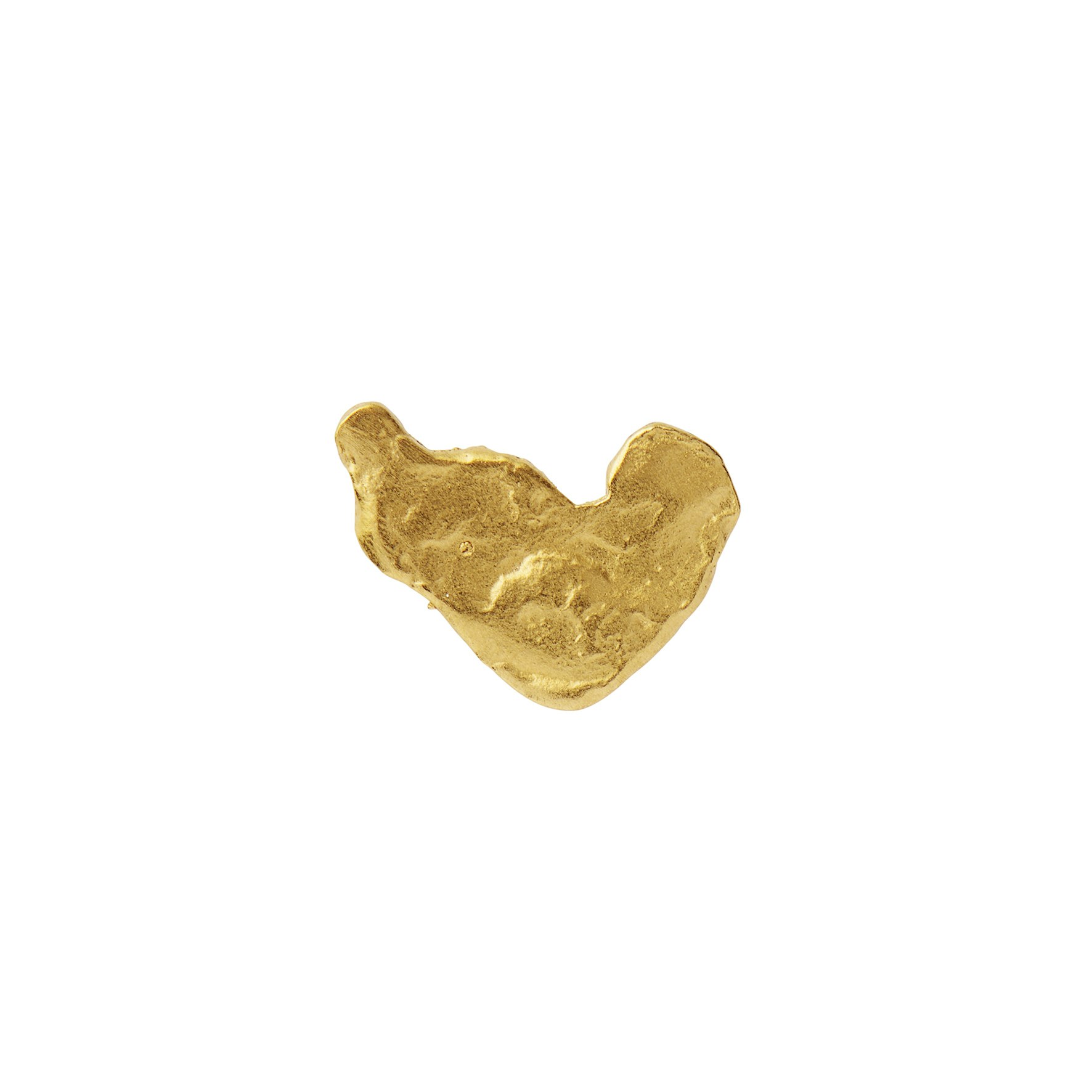 Petit Gold Splash Earring Disco Heart fra STINE A Jewelry i Forgyldt-Sølv Sterling 925