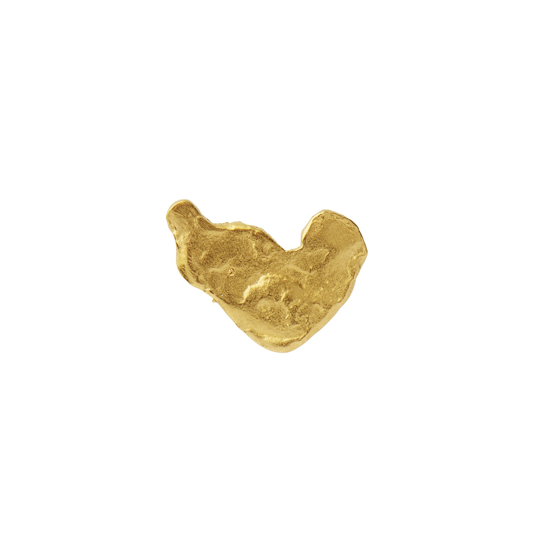 Petit Gold Splash Earring Disco Heart fra STINE A Jewelry i Forgylt-Sølv Sterling 925