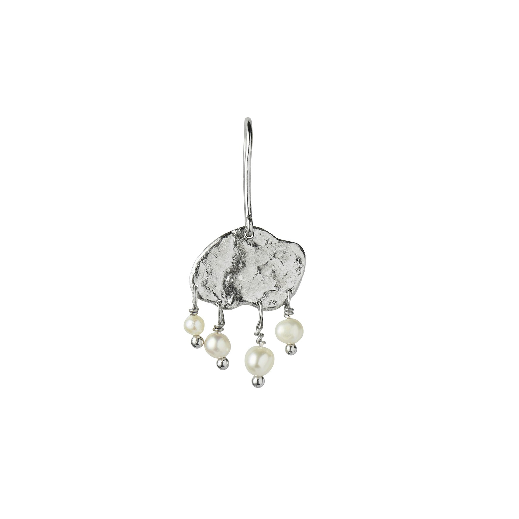 Big Gold Splash Earring – Elegant Pearls von STINE A Jewelry in Silber Sterling 925