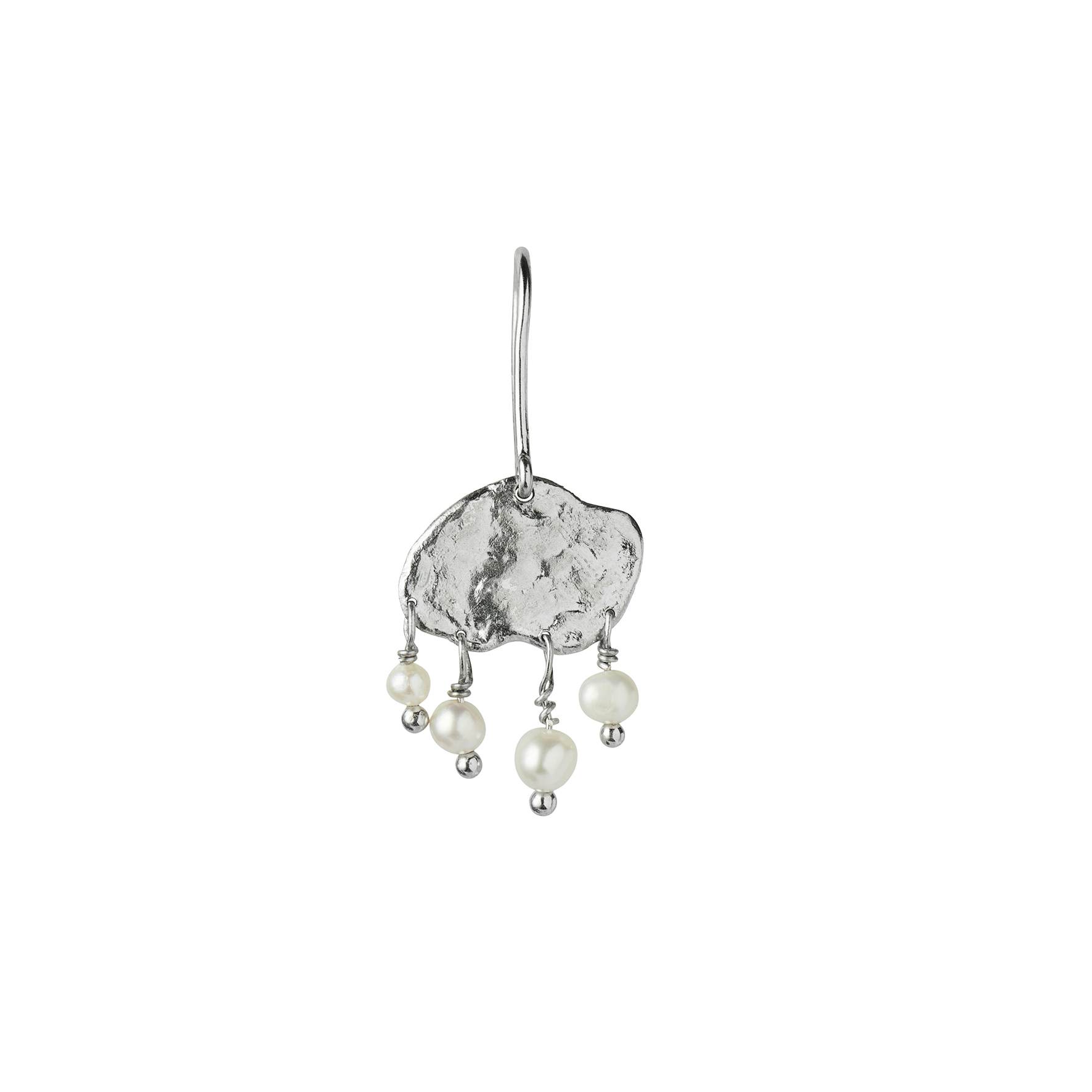 Big Gold Splash Earring – Elegant Pearls fra STINE A Jewelry i Sølv Sterling 925