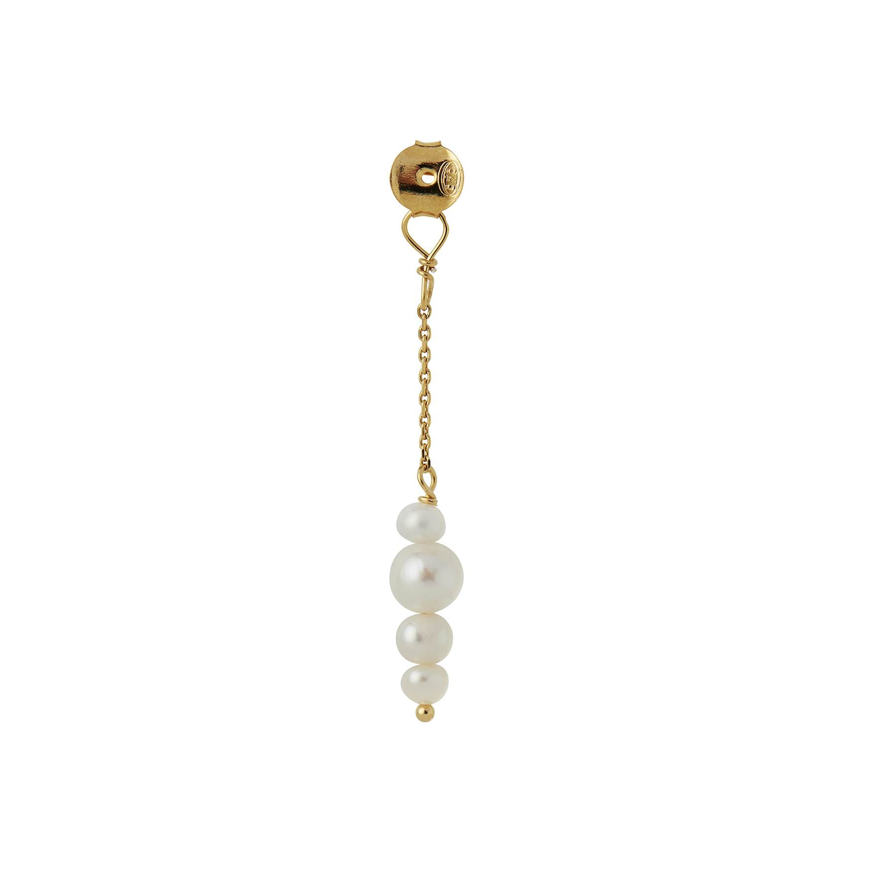 Pearl Berries Behind Ear Earring fra STINE A Jewelry i Forgyldt-Sølv Sterling 925