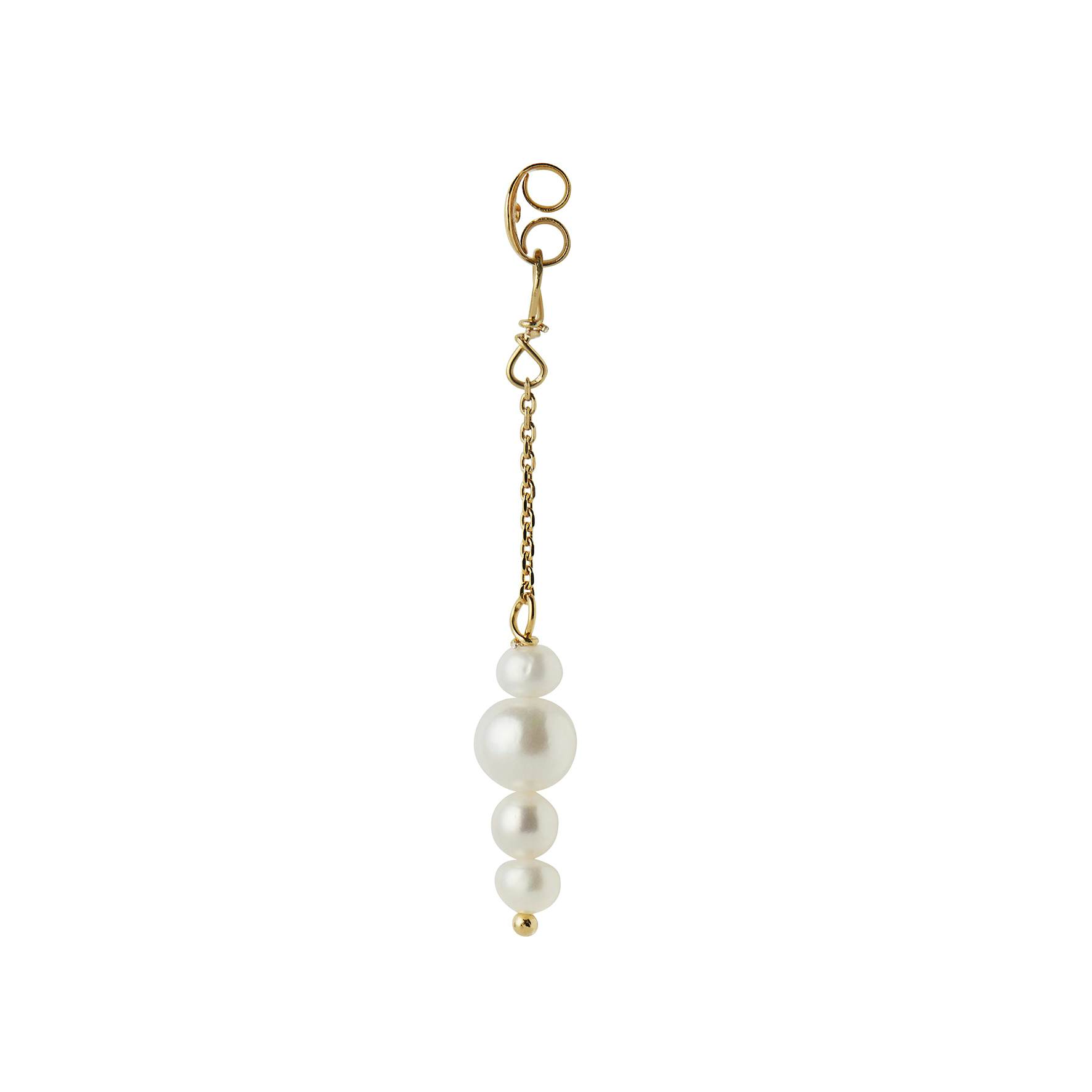 Pearl Berries Behind Ear Earring fra STINE A Jewelry i Forgyldt-Sølv Sterling 925