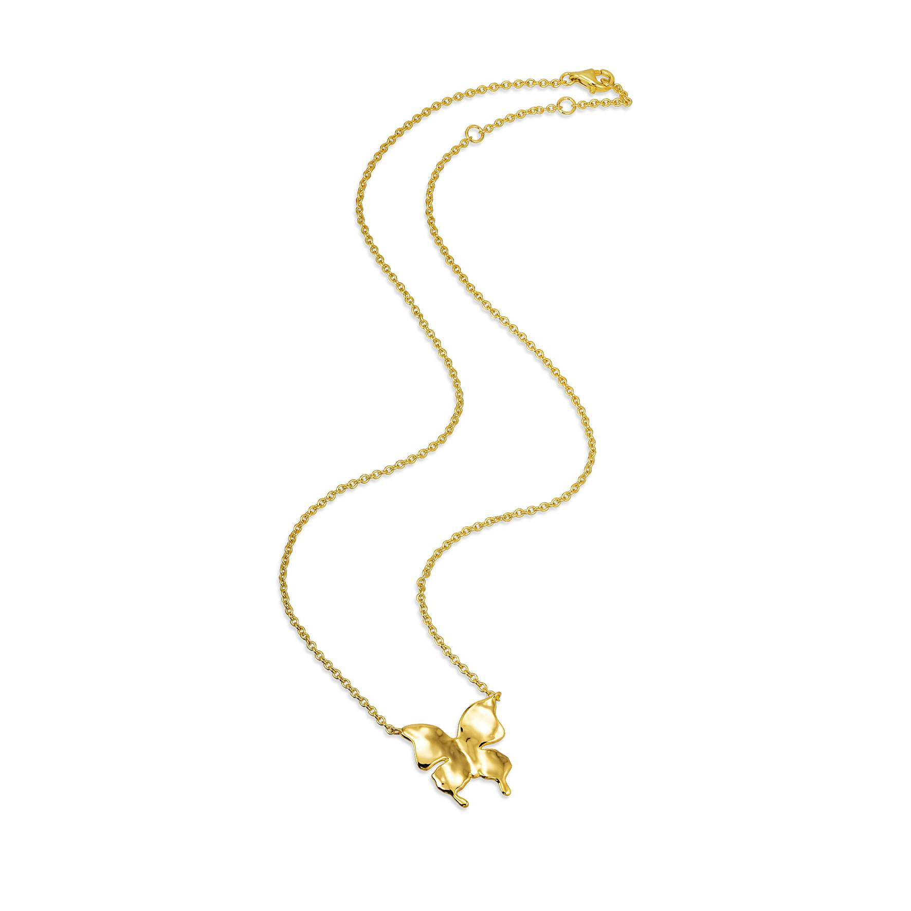 Butterfly Necklace from Jane Kønig in Goldplated-Silver Sterling 925