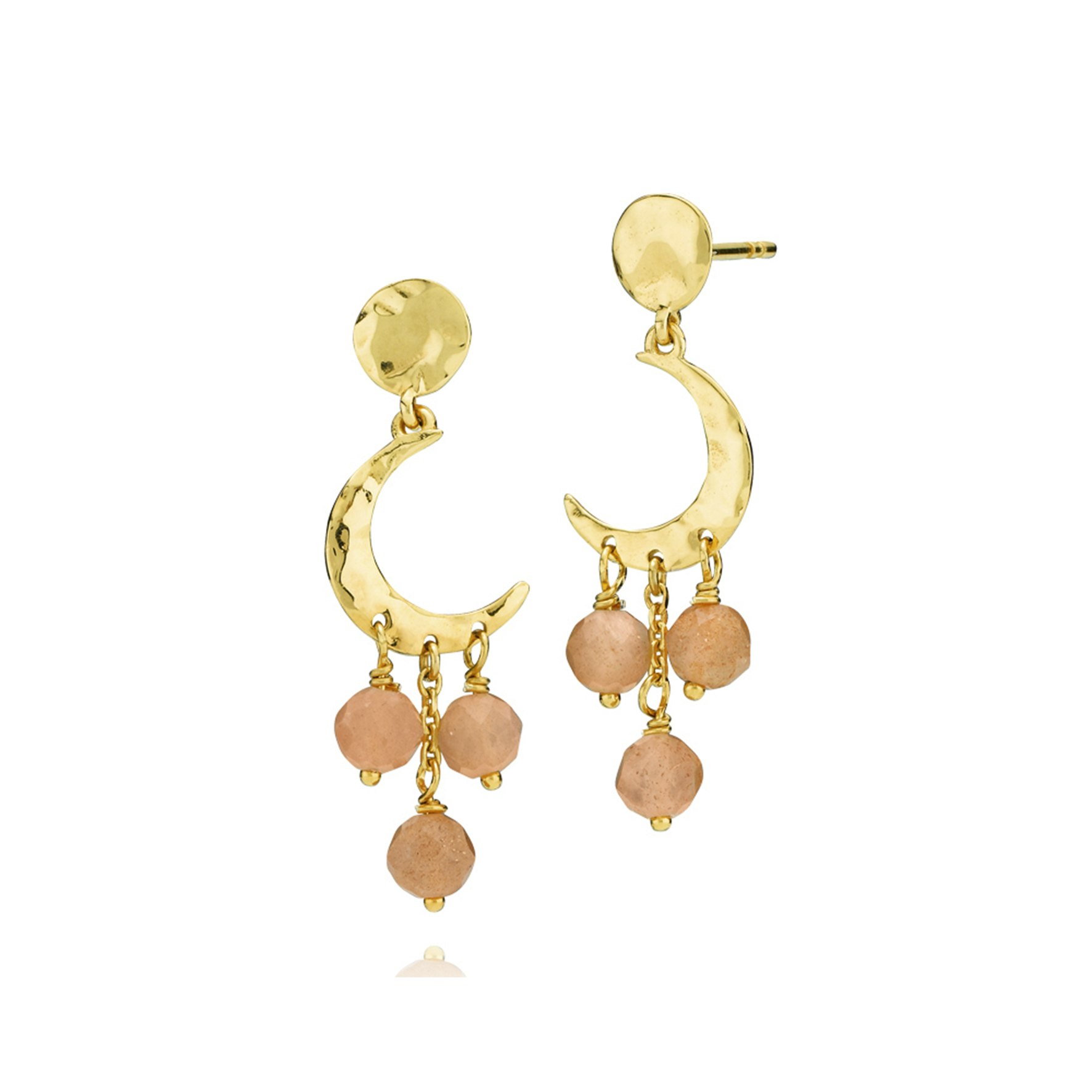 Mie Moltke Earrings With Pearls fra Izabel Camille i Forgyldt-Sølv Sterling 925