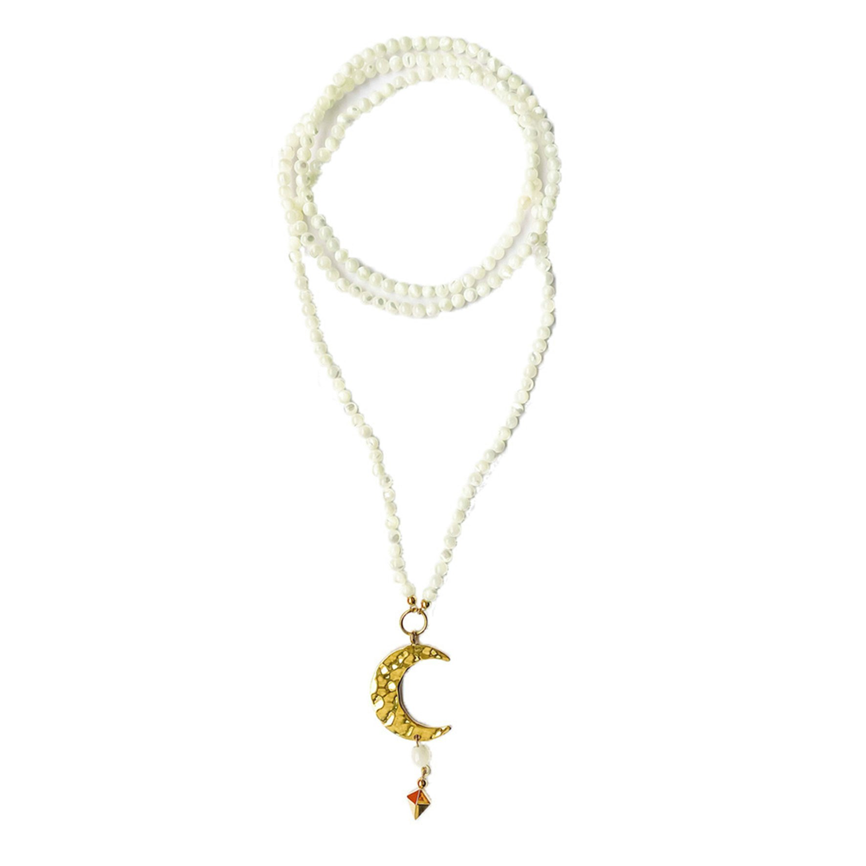 Mie Moltke Necklace With Marble Pearls from Izabel Camille in Goldplated Silver Sterling 925