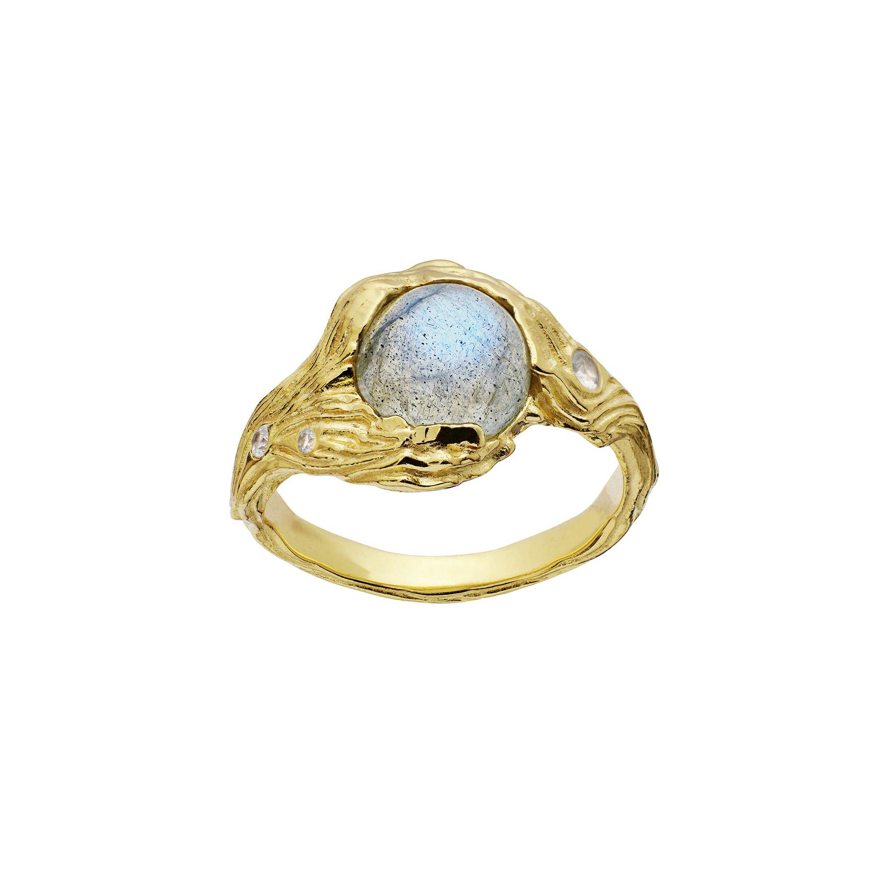 Calypso Water Ring from Maanesten in Goldplated-Silver Sterling 925