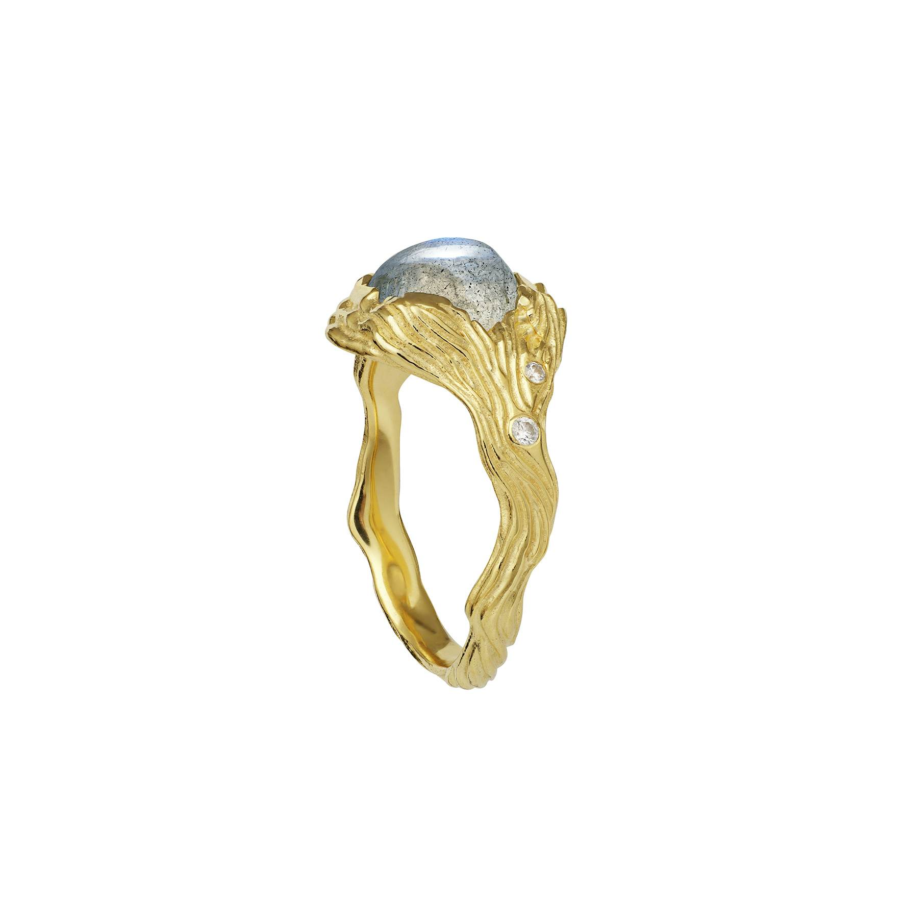 Calypso Water Ring from Maanesten in Goldplated-Silver Sterling 925