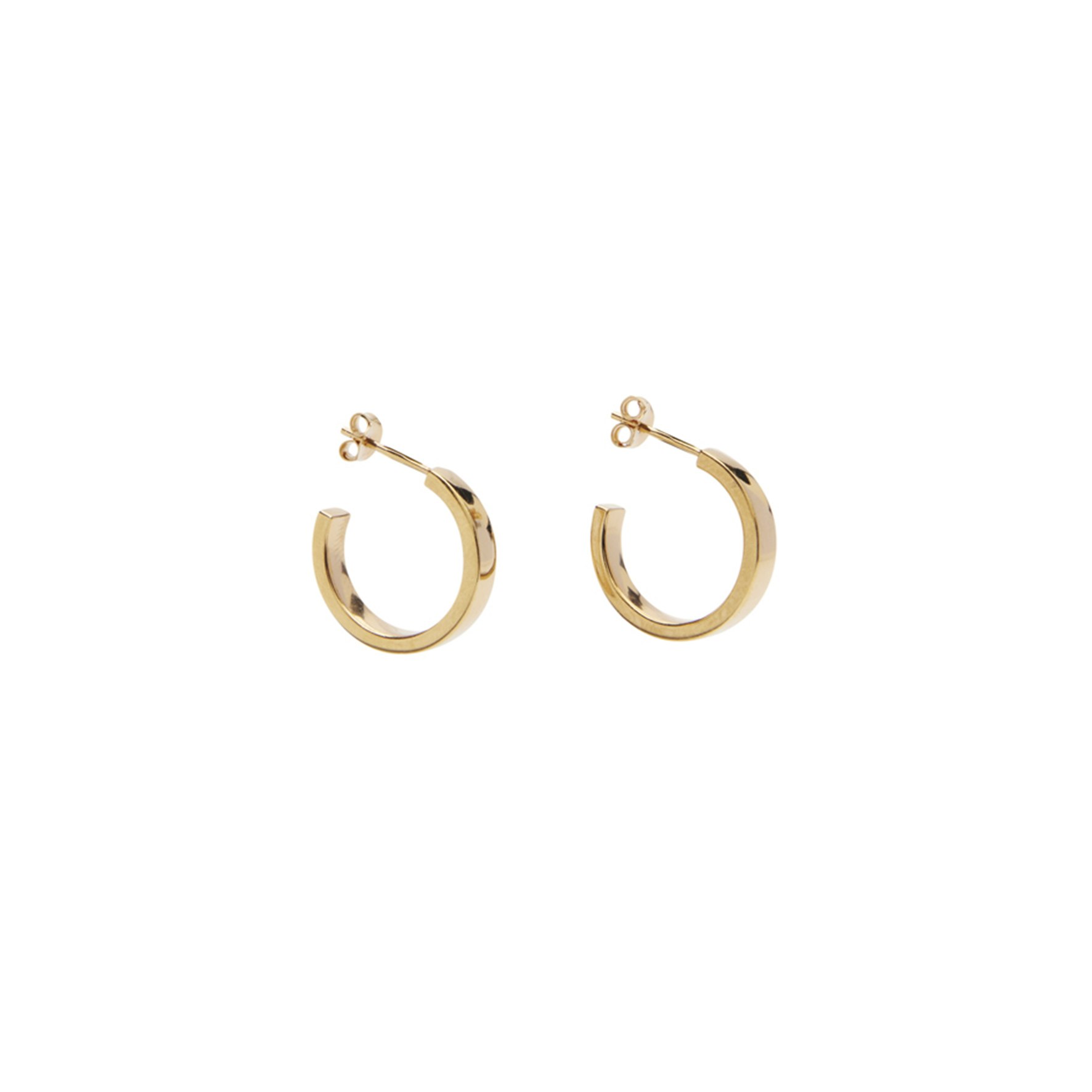 London Small Hoops from Pico in Goldplated Brass