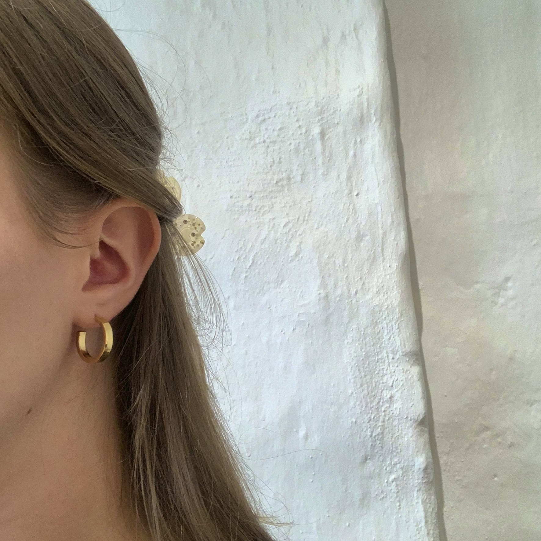 London Small Hoops from Pico in Goldplated Brass