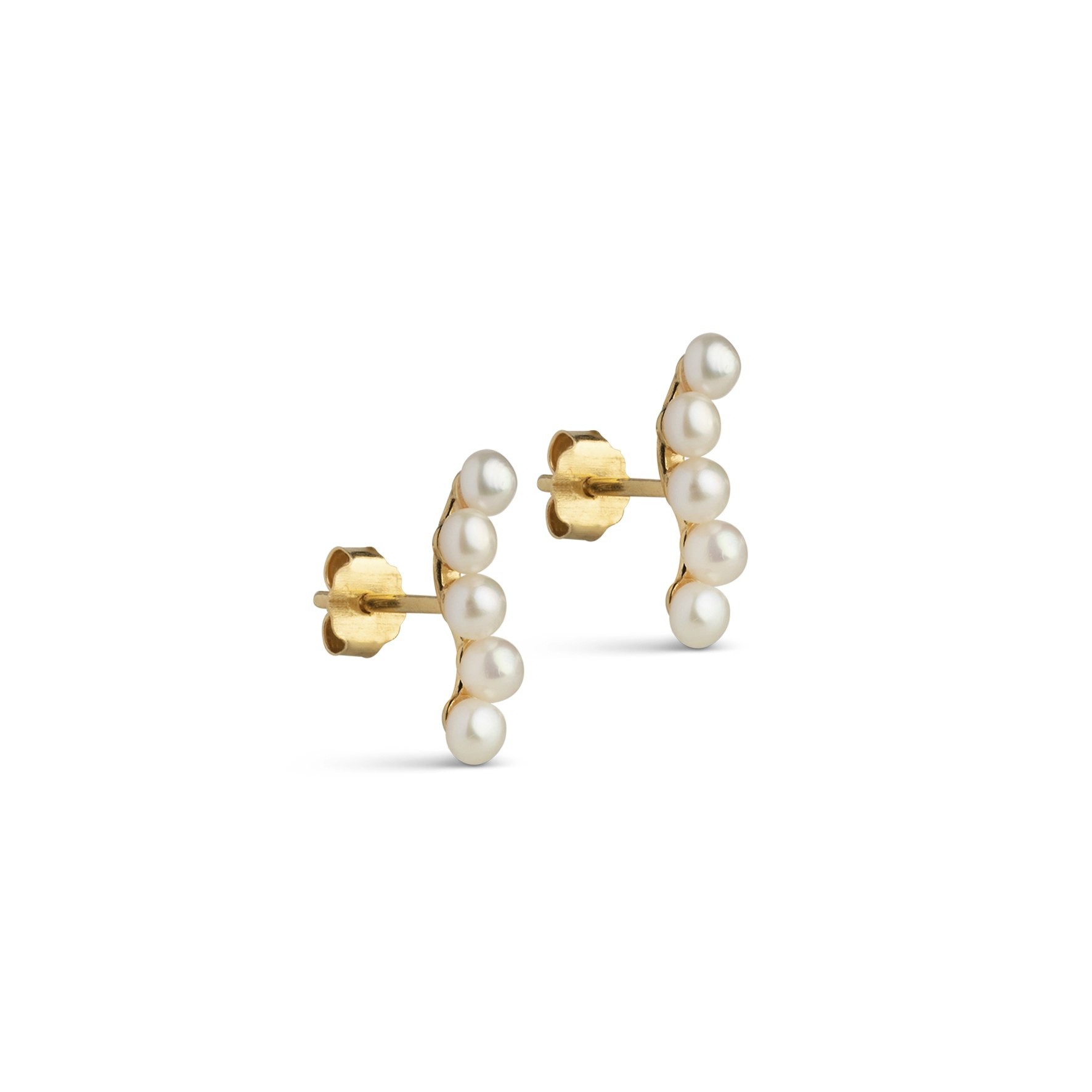 Evie Studs van Enamel Copenhagen in Verguld-Zilver Sterling 925