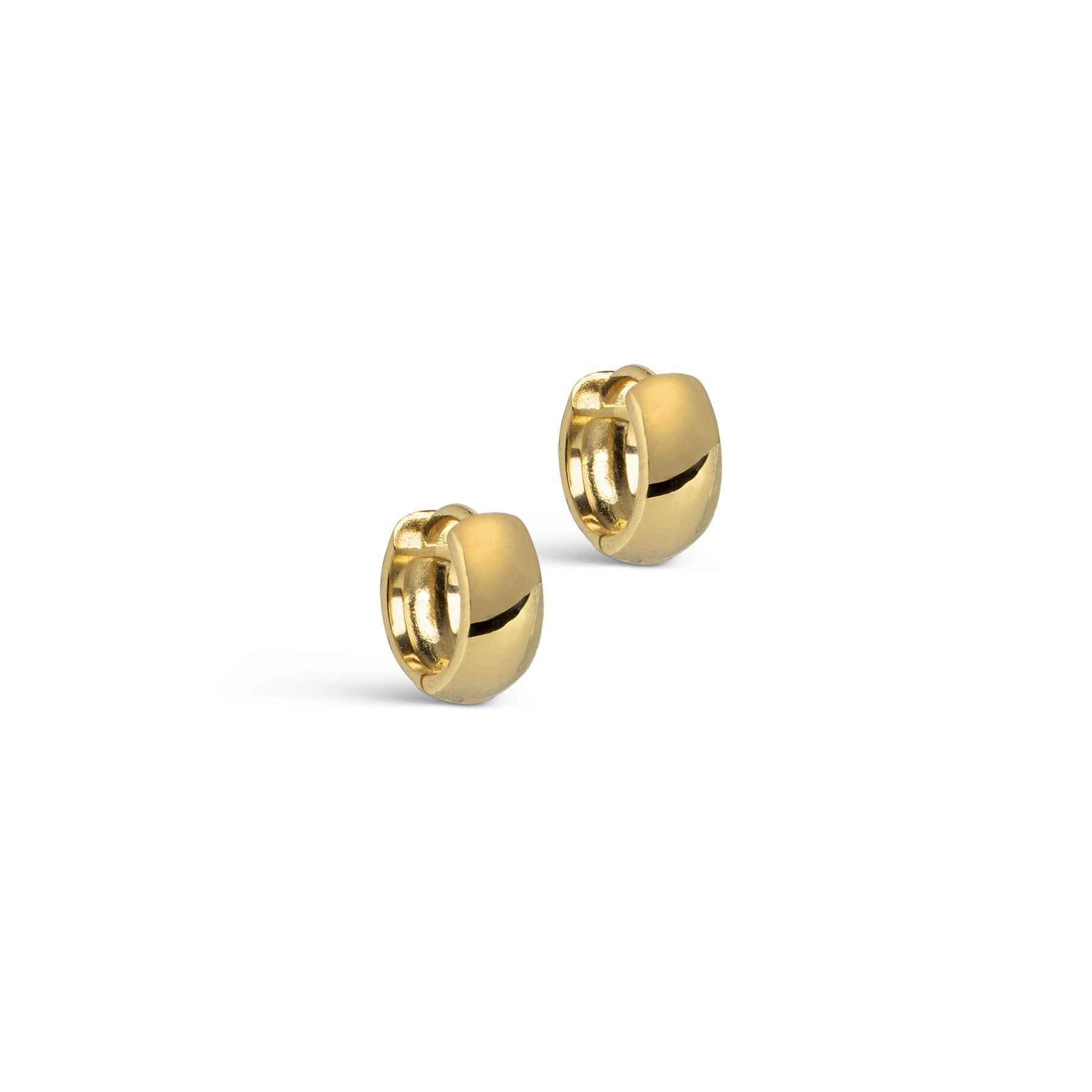 Classic Wide Hoops van Enamel Copenhagen in Verguld-Zilver Sterling 925