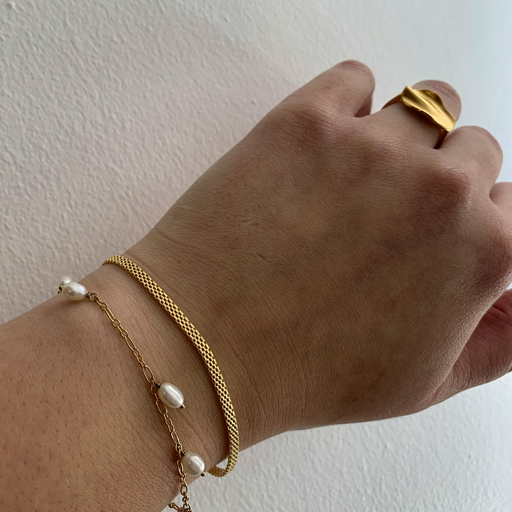 Nora Bracelet fra Pernille Corydon i Forgylt-Sølv Sterling 925
