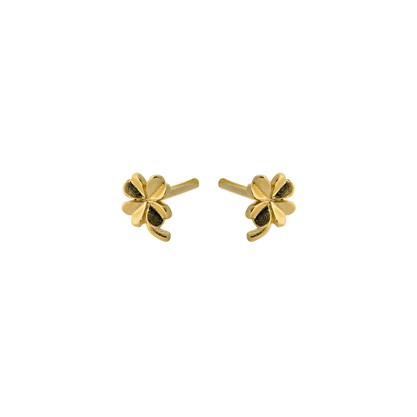 Mini Clover Earsticks fra Pernille Corydon i Forgyldt-Sølv Sterling 925