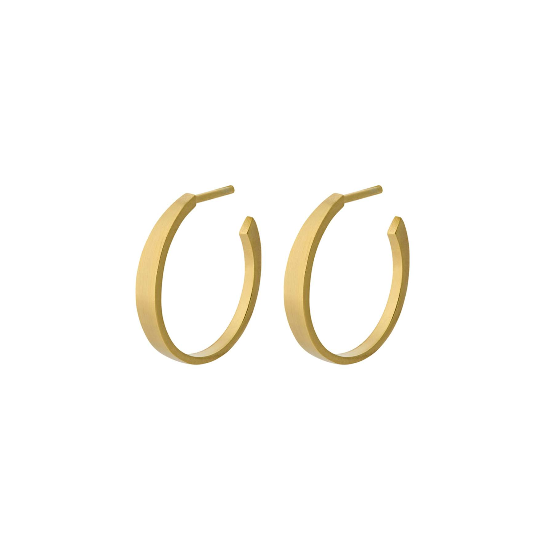 Small Eclipse Earrings fra Pernille Corydon i Forgylt-Sølv Sterling 925