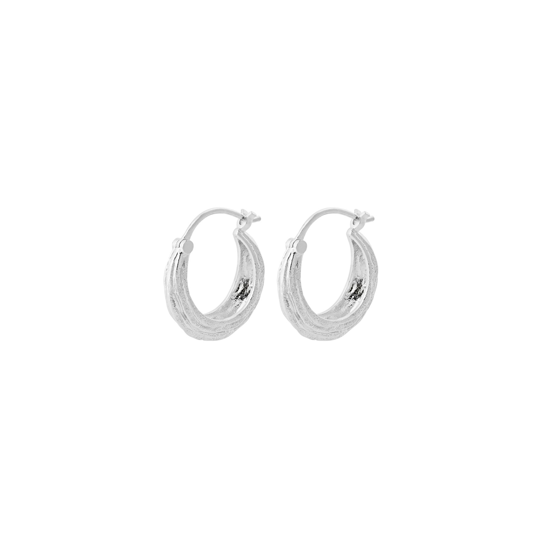 Small Coastline Earrings fra Pernille Corydon i Sølv Sterling 925