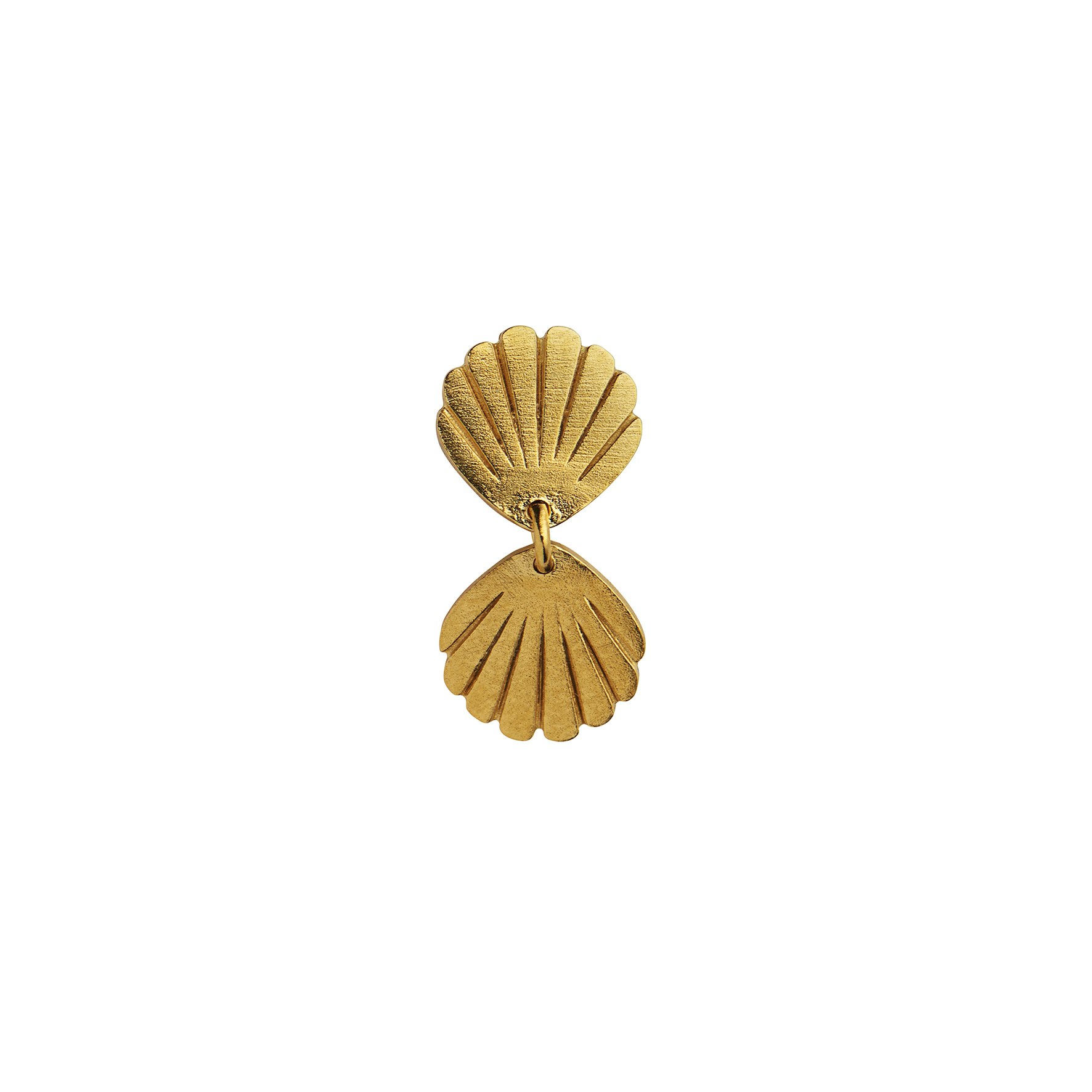Two Petit Shell Earring od STINE A Jewelry w Pozłacane srebro próby 925.