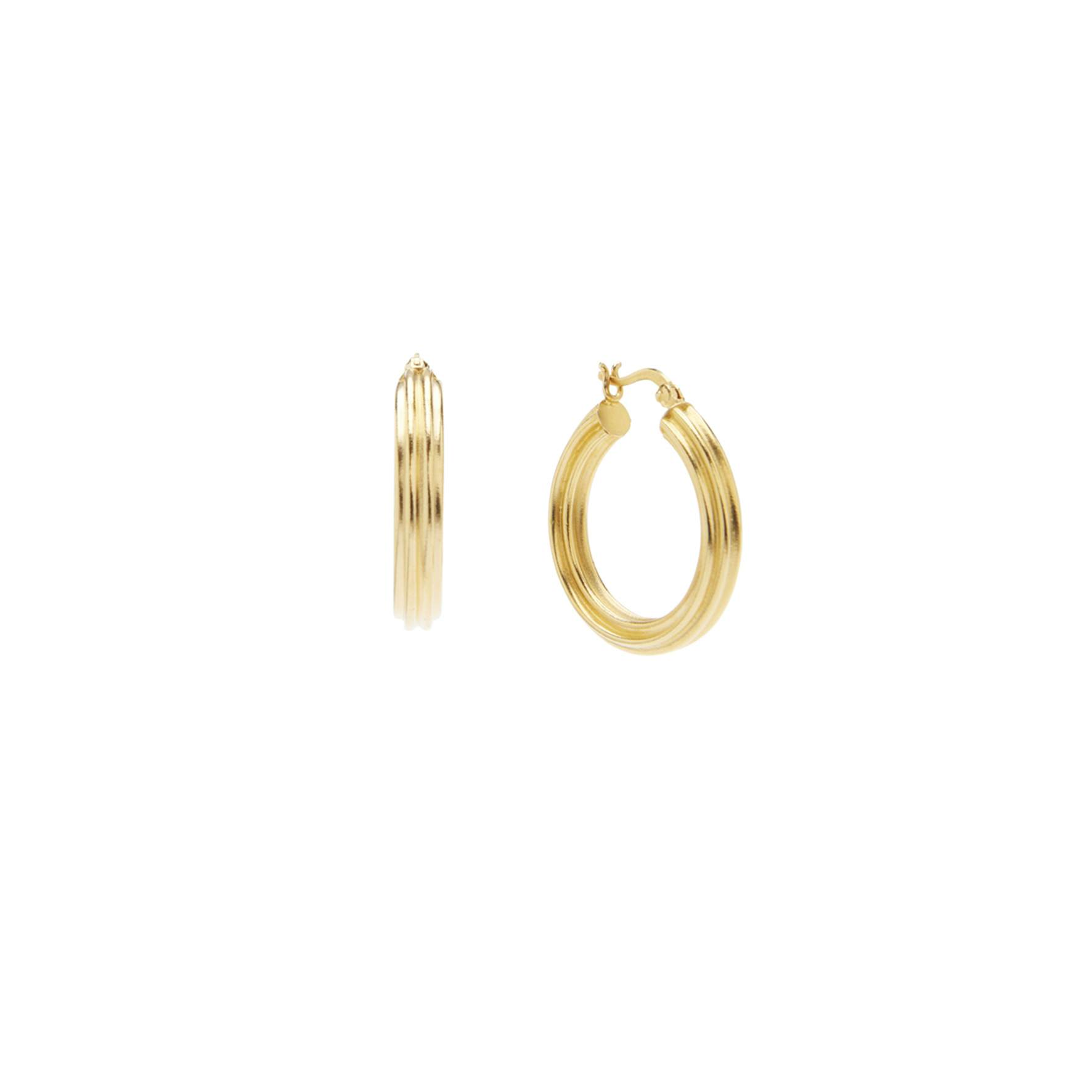 Cecilia Hoops from Pico in Goldplated-Silver Sterling 925