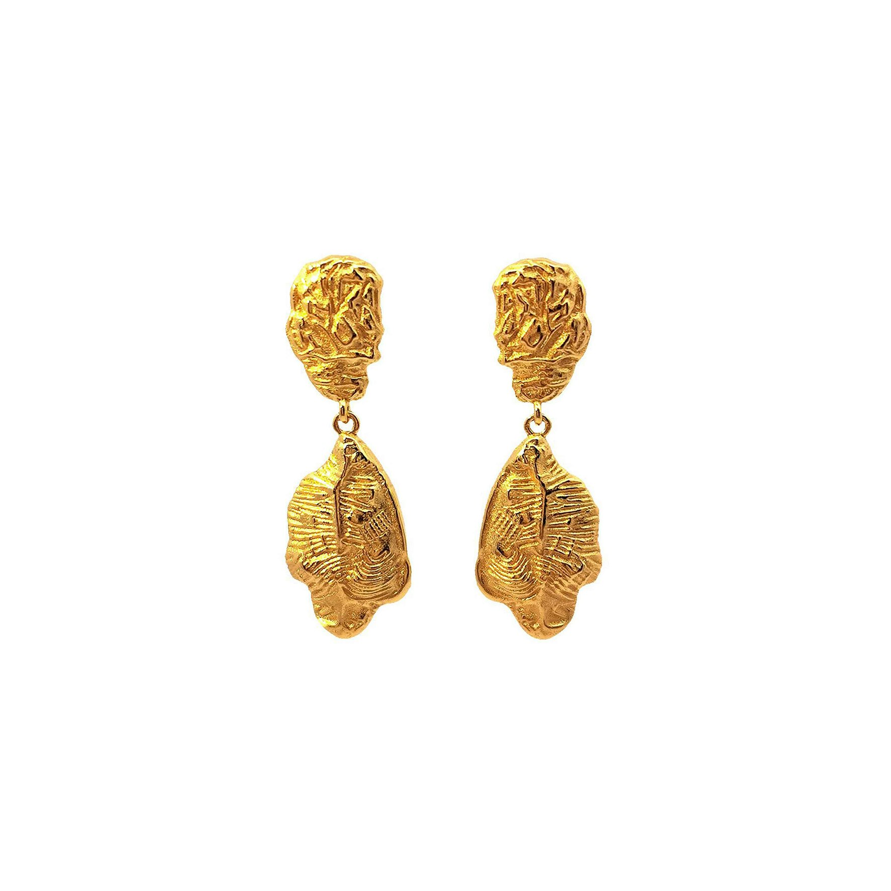 Lorelei Grande Earrings fra Hultquist Copenhagen i Forgyldt-Sølv Sterling 925