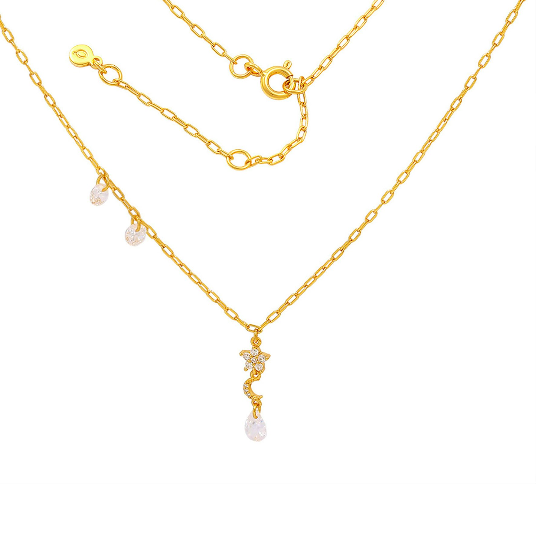 Stella Necklace fra Hultquist Copenhagen i Forgyldt-Sølv Sterling 925