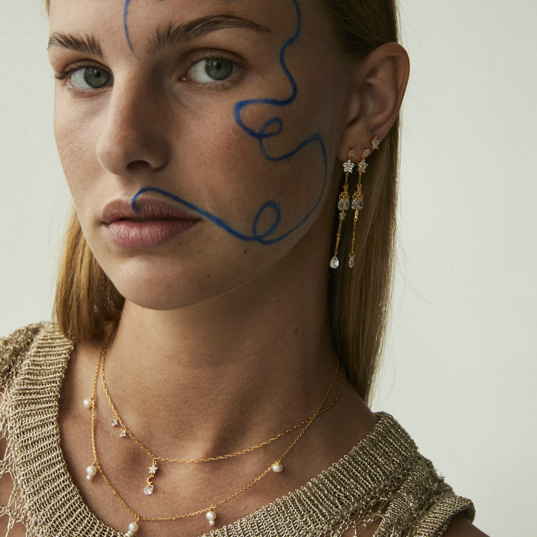 Stella Necklace fra Hultquist Copenhagen i Forgyldt-Sølv Sterling 925