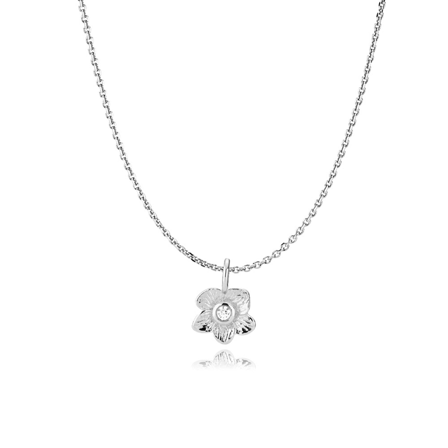 Rosa Necklace from Izabel Camille in Silver Sterling 925