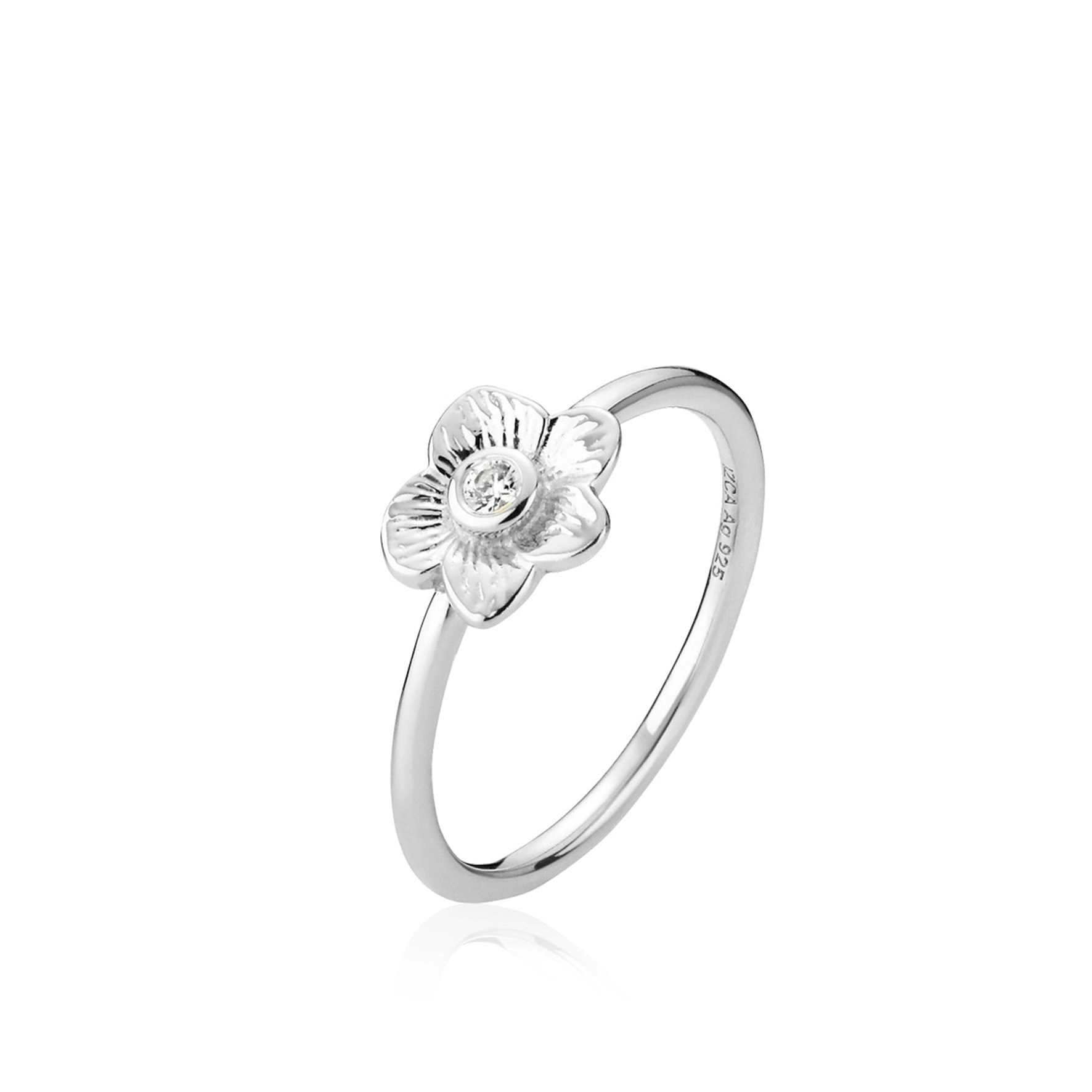 Rosa Ring fra Izabel Camille i Sølv Sterling 925