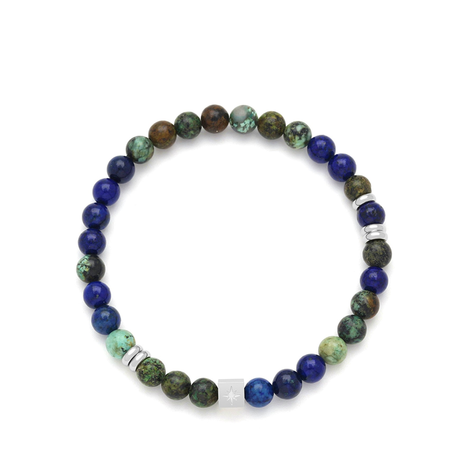 Loui Green and Blue Bracelet from SAMIE in Stainless steel