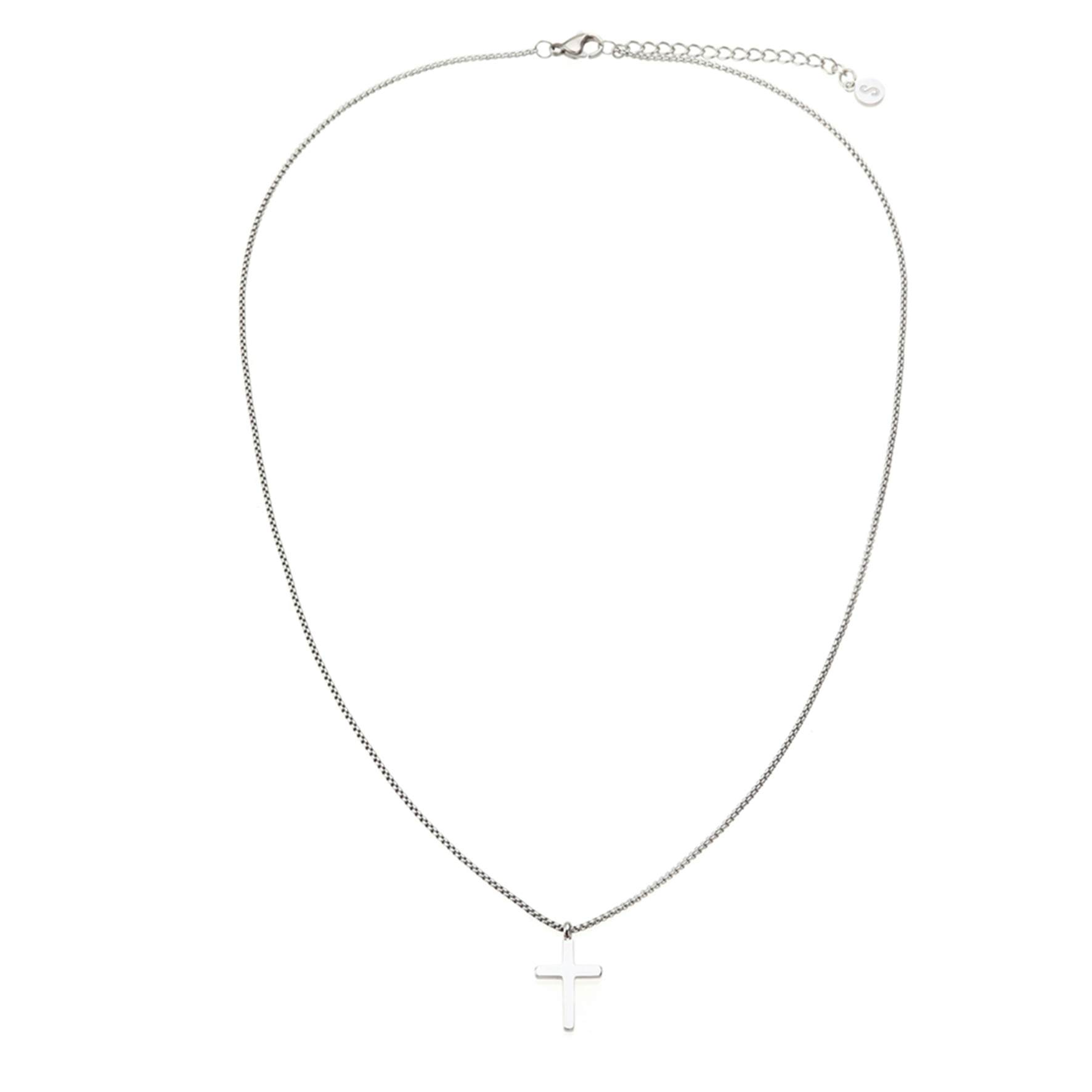 Cross Necklace Small from SAMIE in Stainless steel