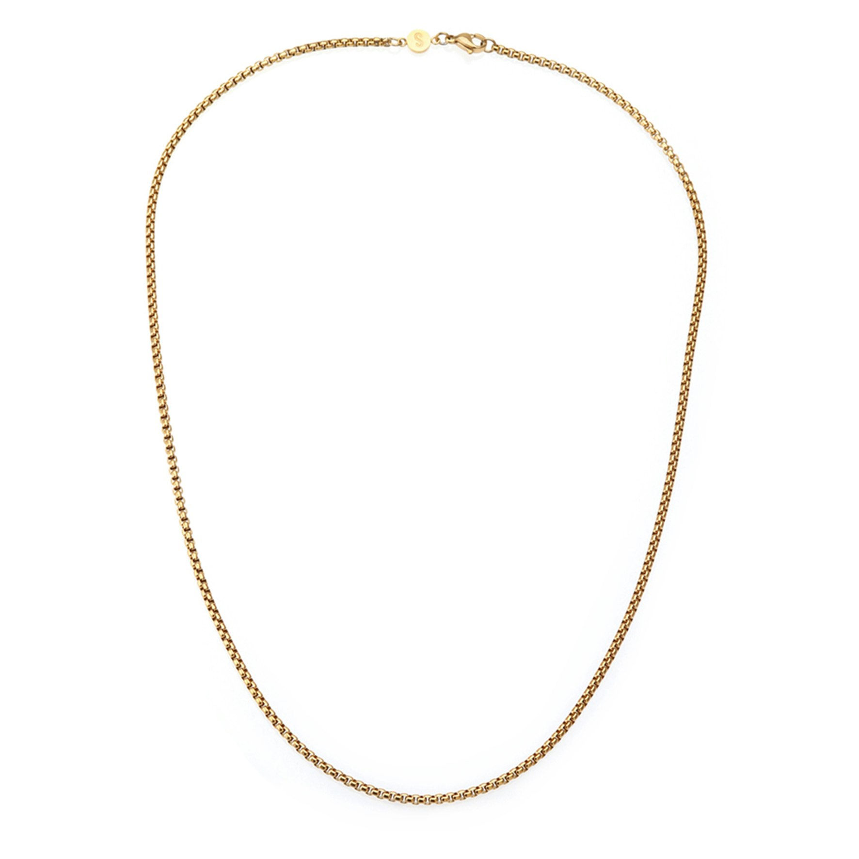 Panzer Necklace z SAMIE v Pozlacená nerezová ocel
