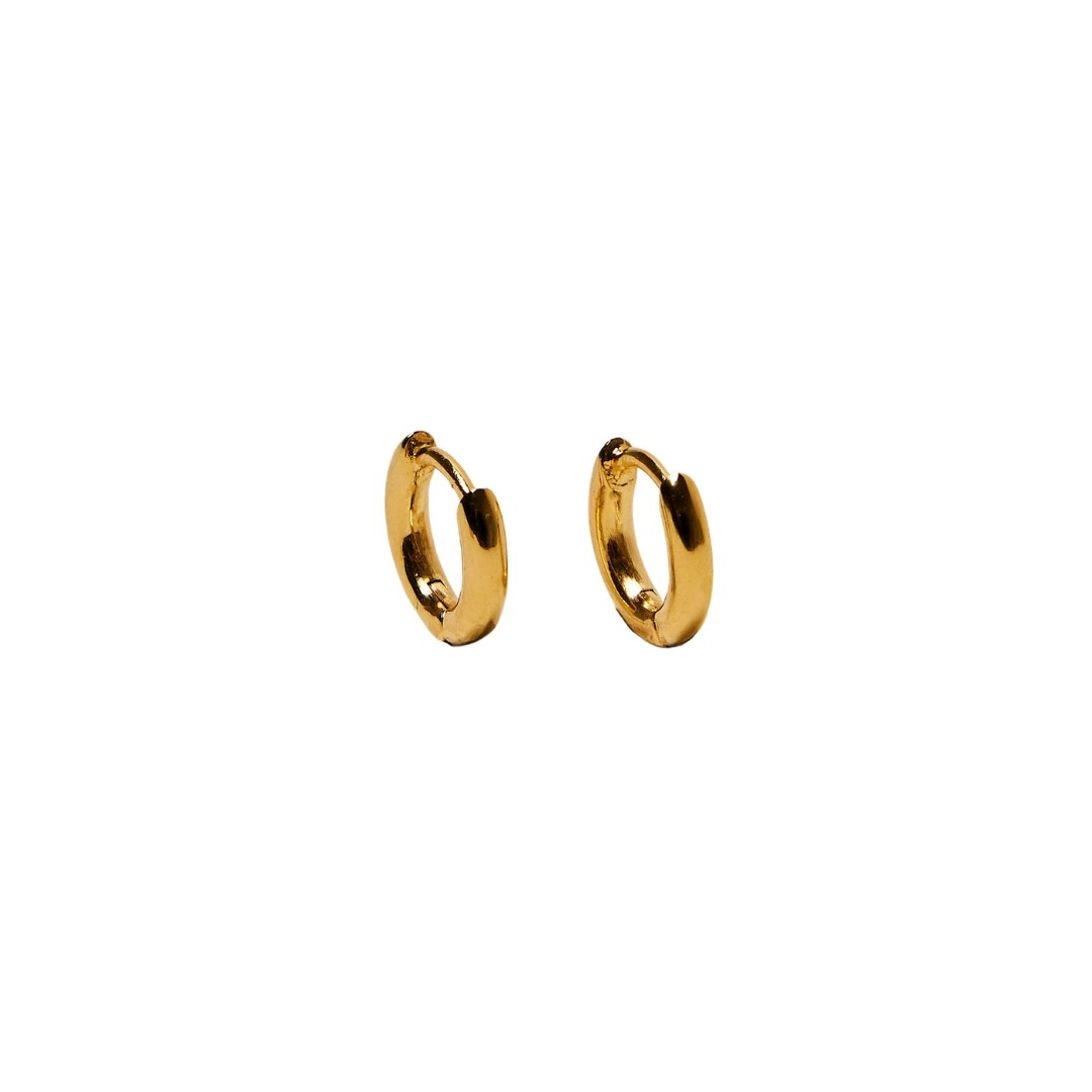 Chunky Classic Hoops 6mm from Enamel Copenhagen in Goldplated Silver Sterling 925