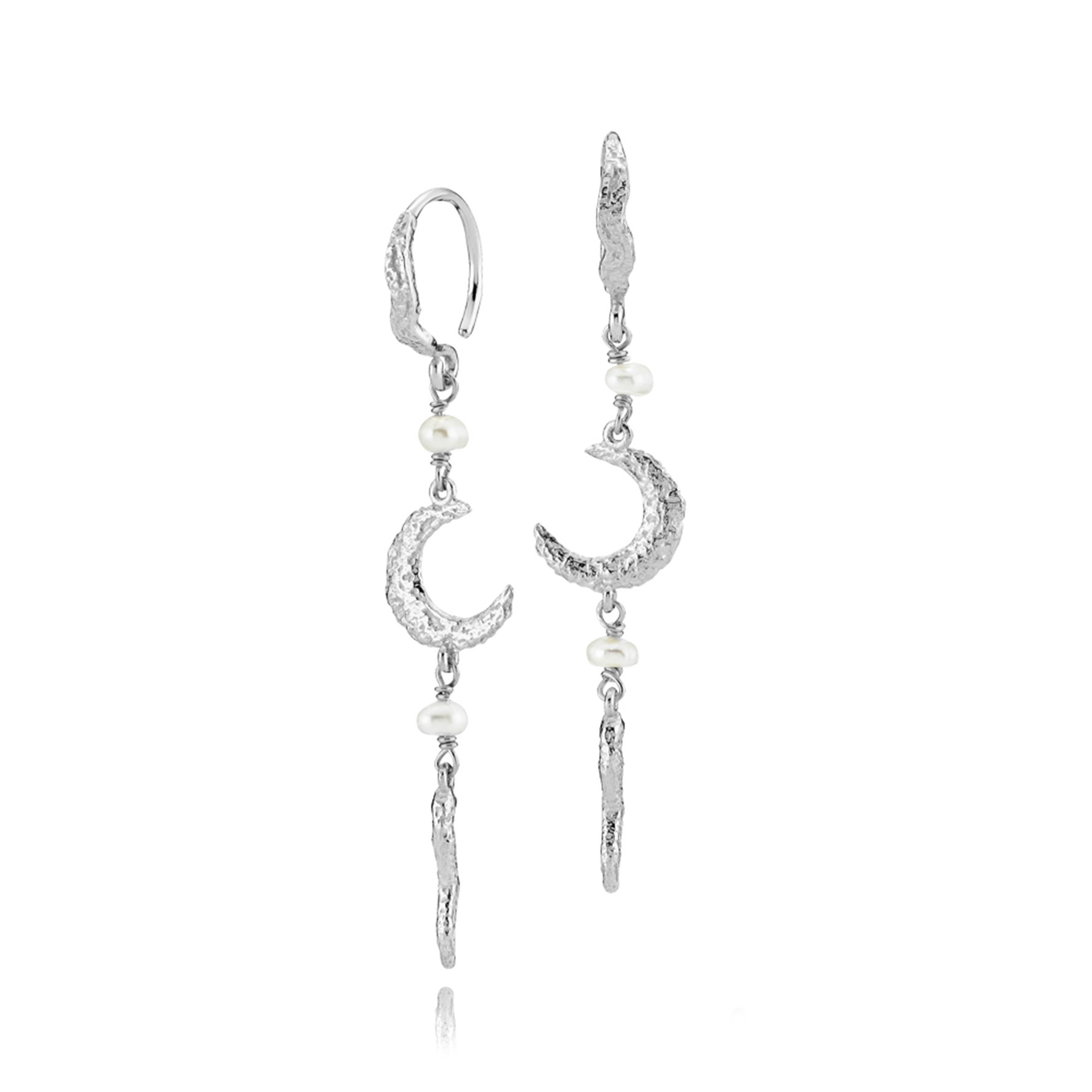 Universe Moon Earrings fra Sistie i Sølv Sterling 925