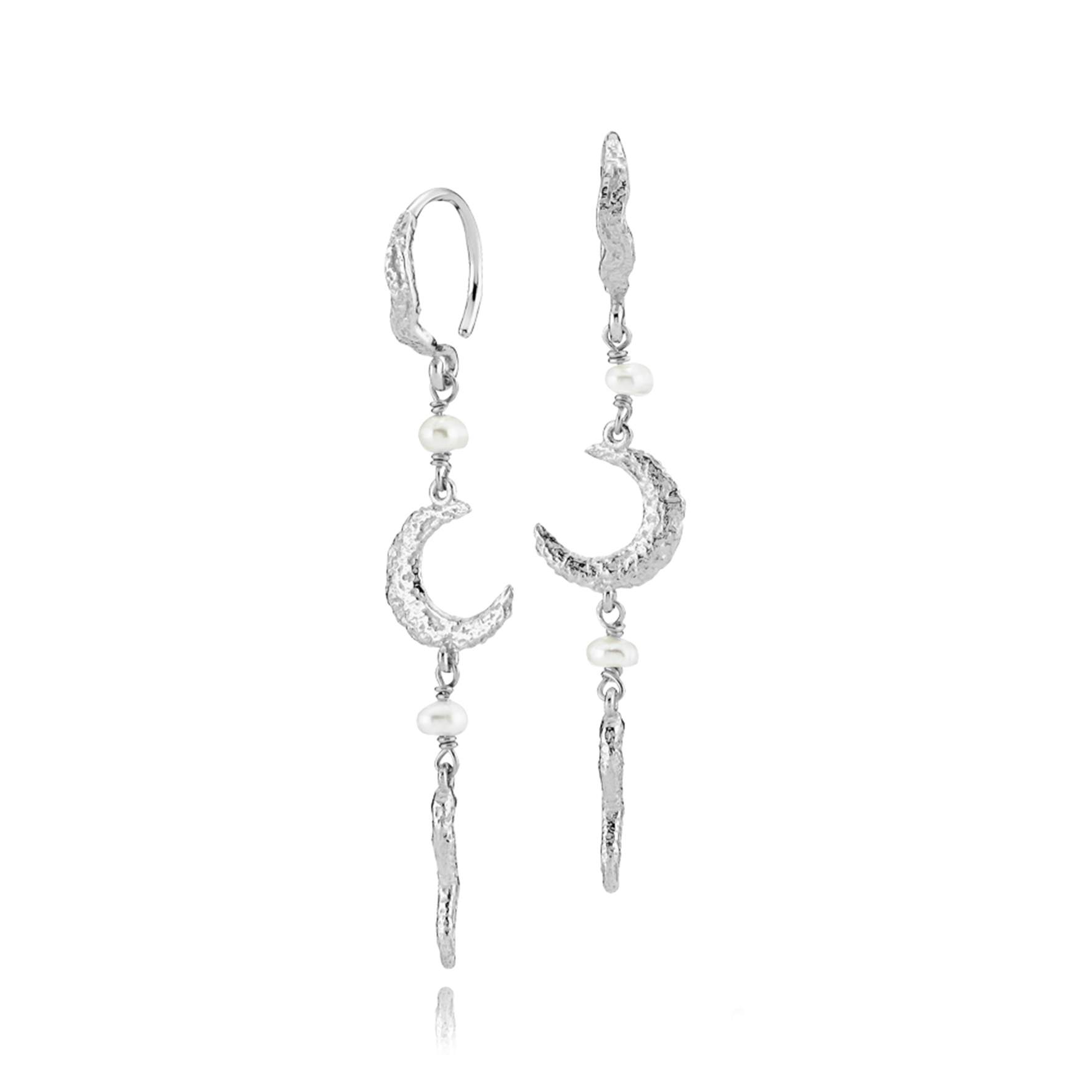 Universe Moon Earrings fra Sistie i Sølv Sterling 925