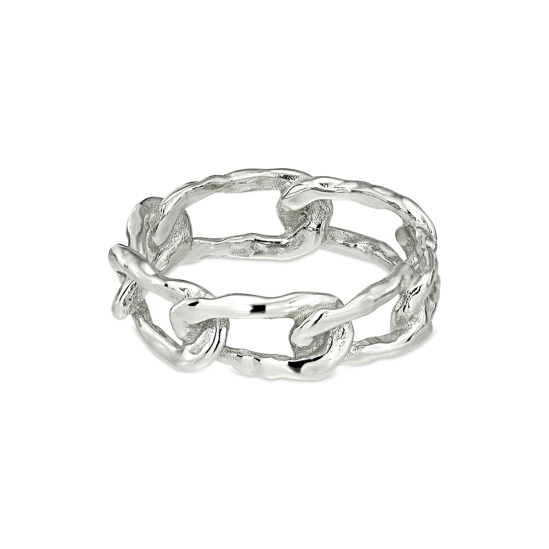 Medium Space Link Ring fra Jane Kønig i Sølv Sterling 925