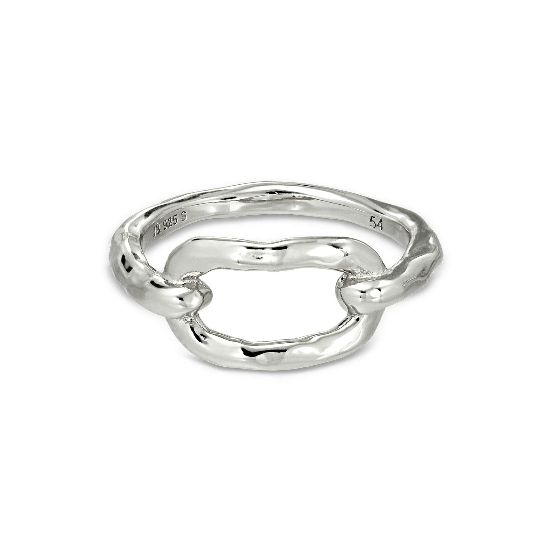 Small Space Link Ring fra Jane Kønig i Sølv Sterling 925