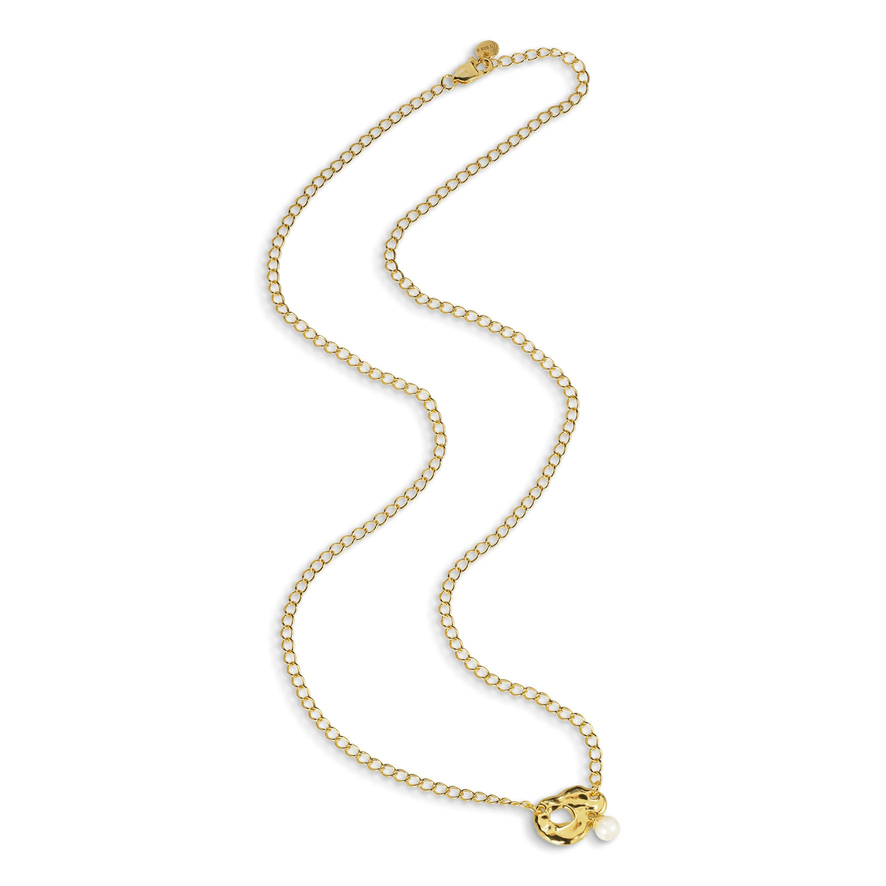 Space Necklace z Jane Kønig v Pozlacené stříbro sterling 925