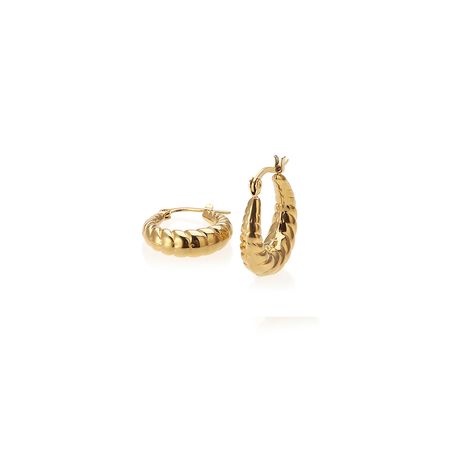 Nora Small Earrings fra Sistie 2nd i Forgyldt Rustfrit Stål