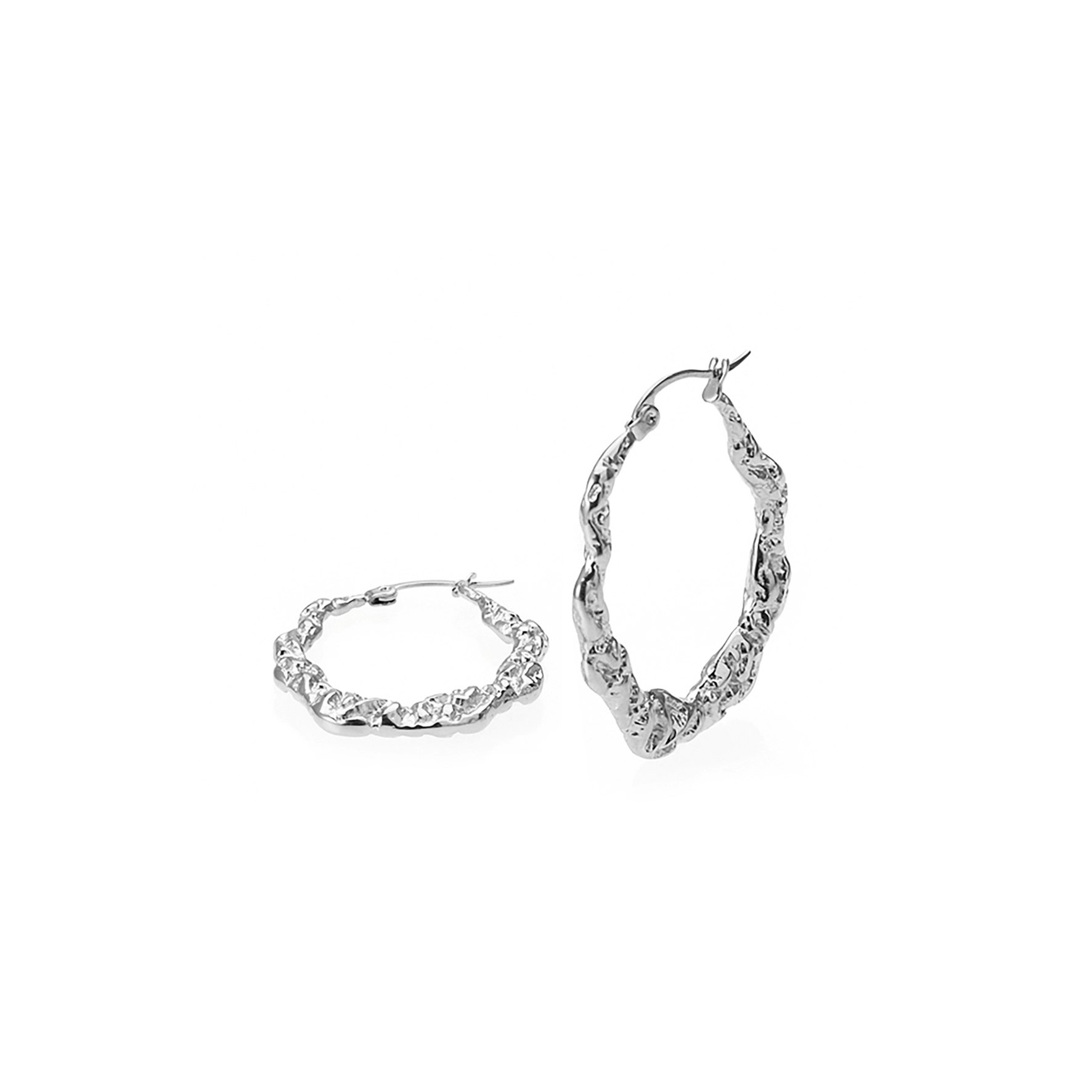 Xenia x Sistie 2nd Large Earrings fra Sistie 2nd i Rustfrit Stål