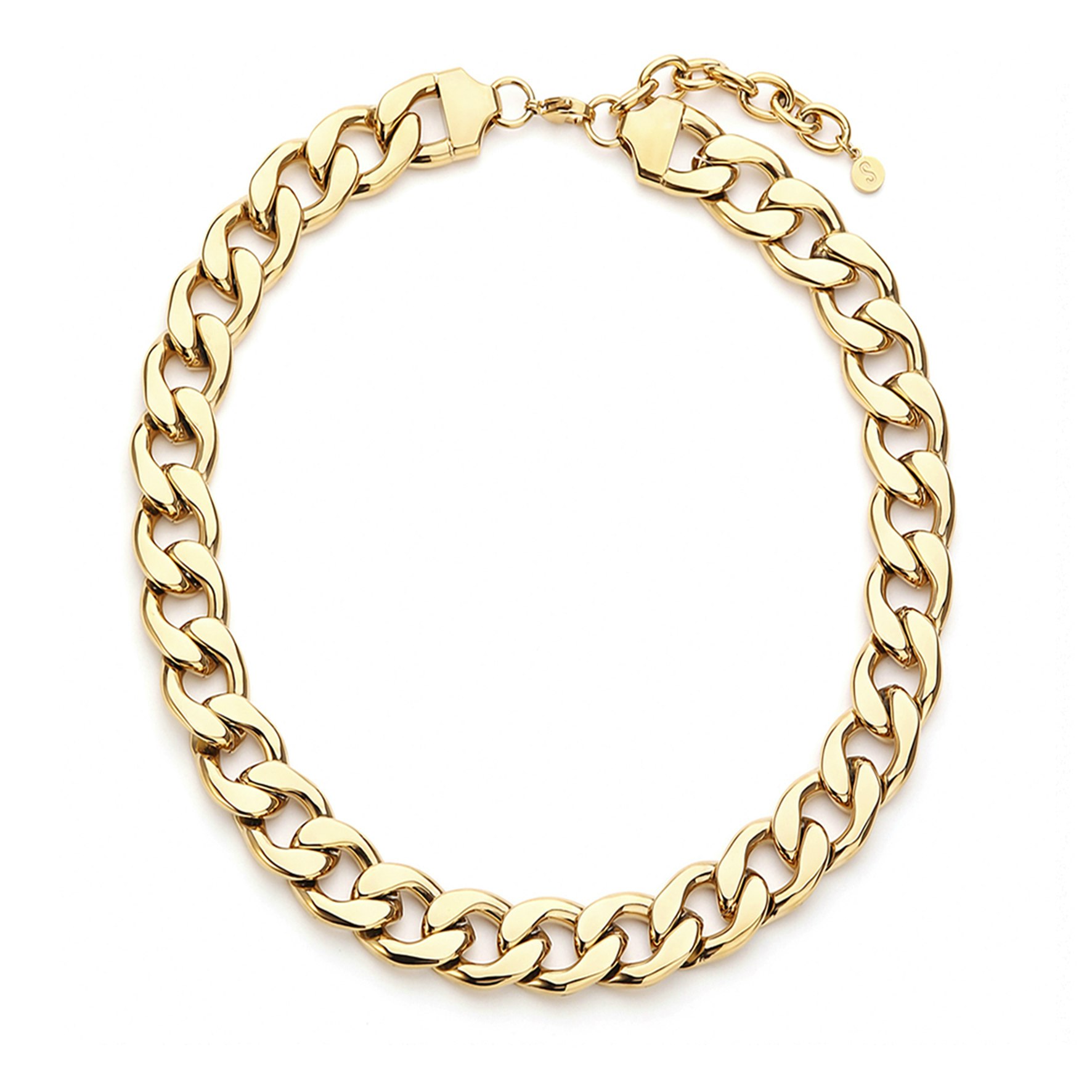 Panzer Medium Necklace from Sistie 2nd in Goldplated stainless steel