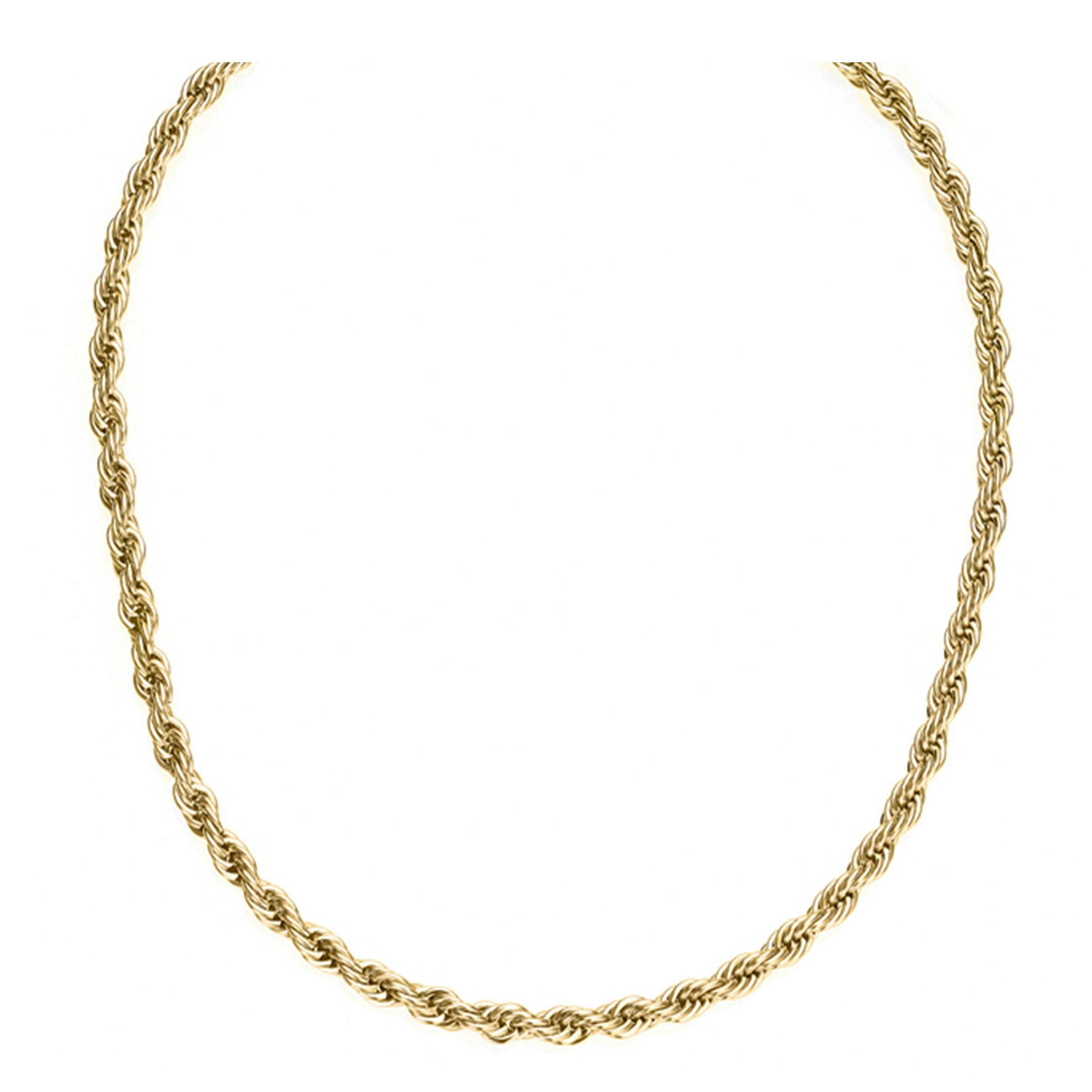 Rope Necklace von Sistie 2nd in Vergoldetes Edelstahl