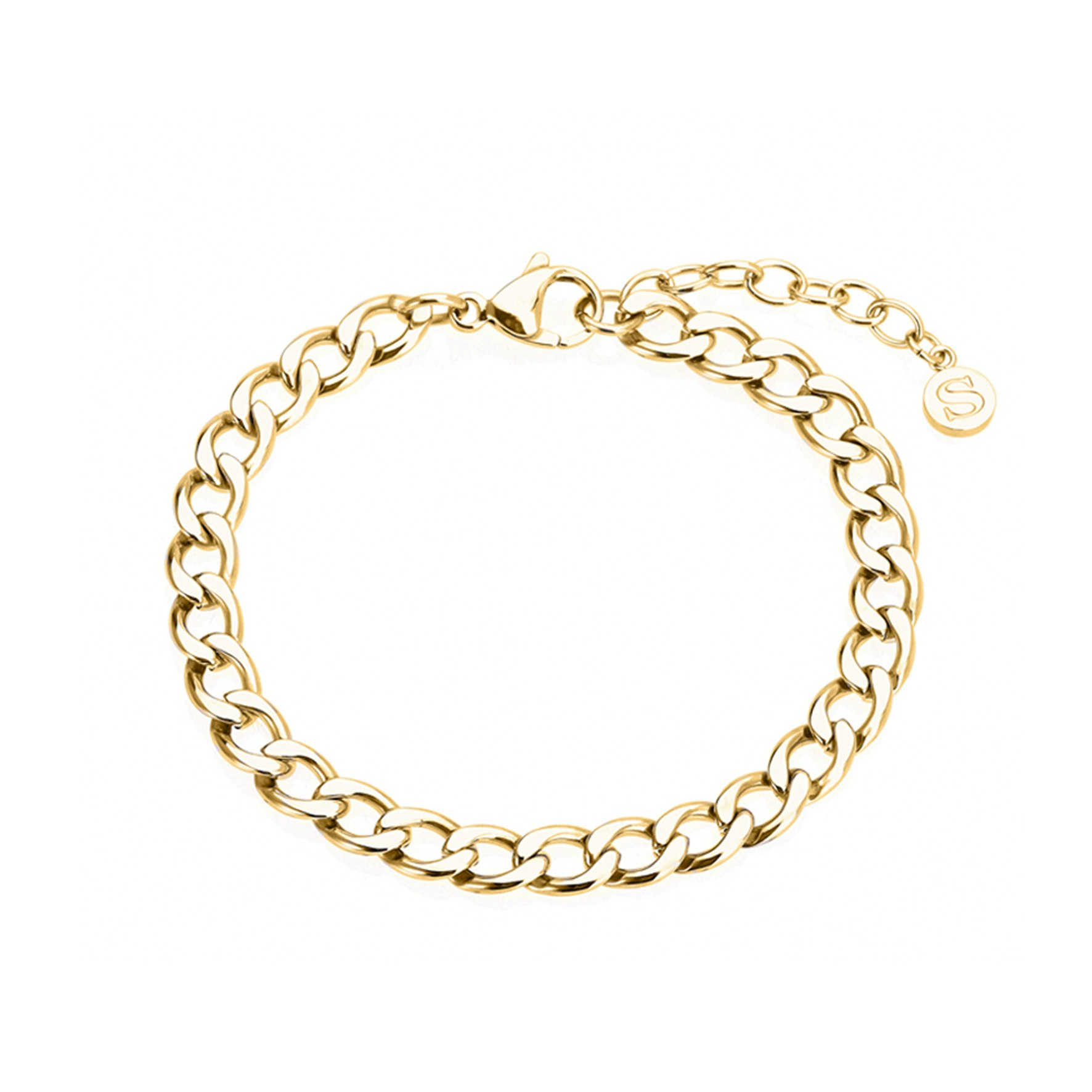 Panzer Bracelet from Sistie 2nd in Goldplated stainless steel
