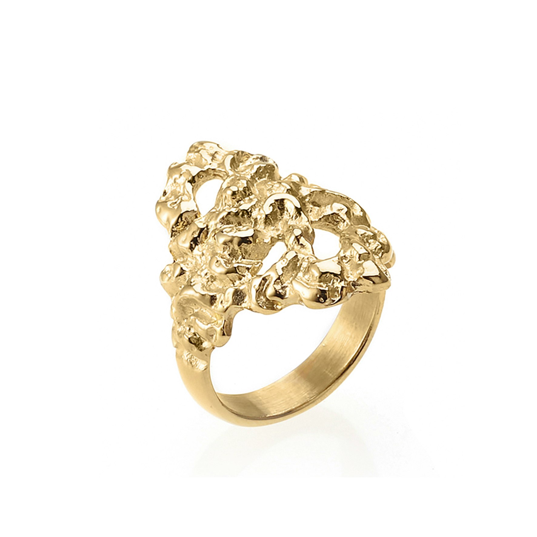 Xenia x Sistie 2nd Medium Ring from Sistie 2nd in Goldplated stainless steel