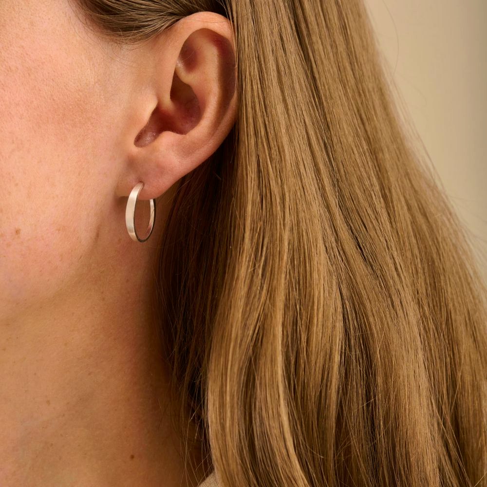 Small Eclipse Earrings fra Pernille Corydon i Sølv Sterling 925