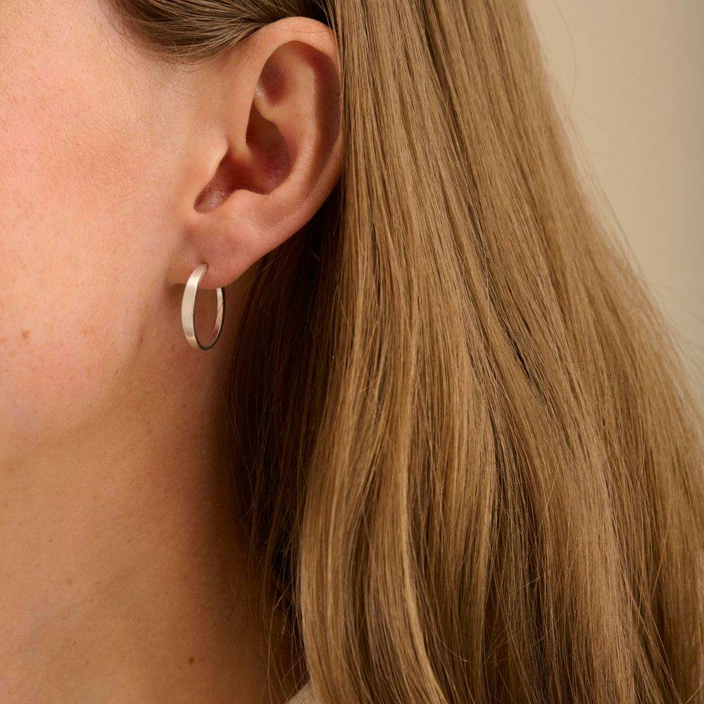 Small Eclipse Earrings fra Pernille Corydon i Forgyldt-Sølv Sterling 925