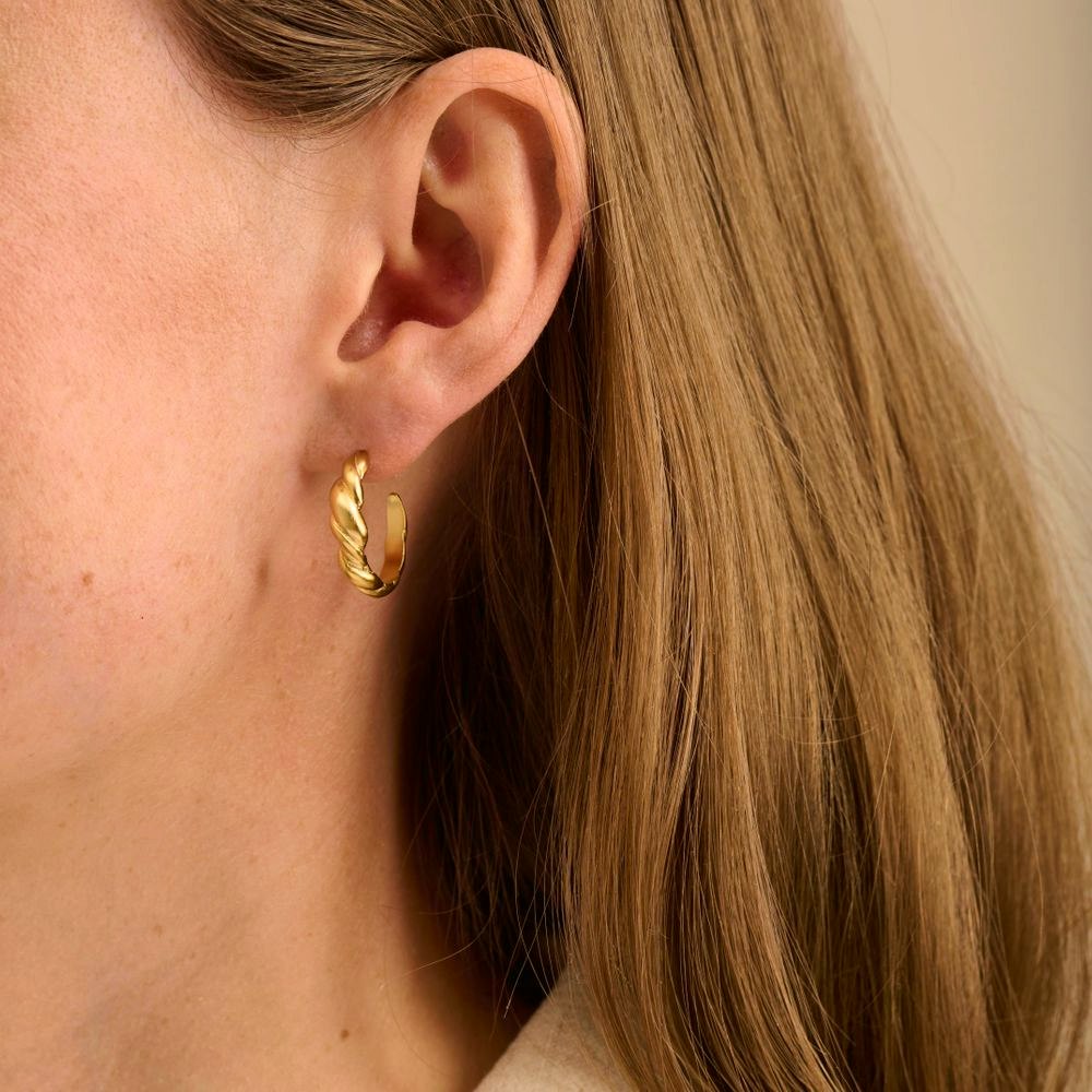 Hana Earrings van Pernille Corydon in Verguld-Zilver Sterling 925