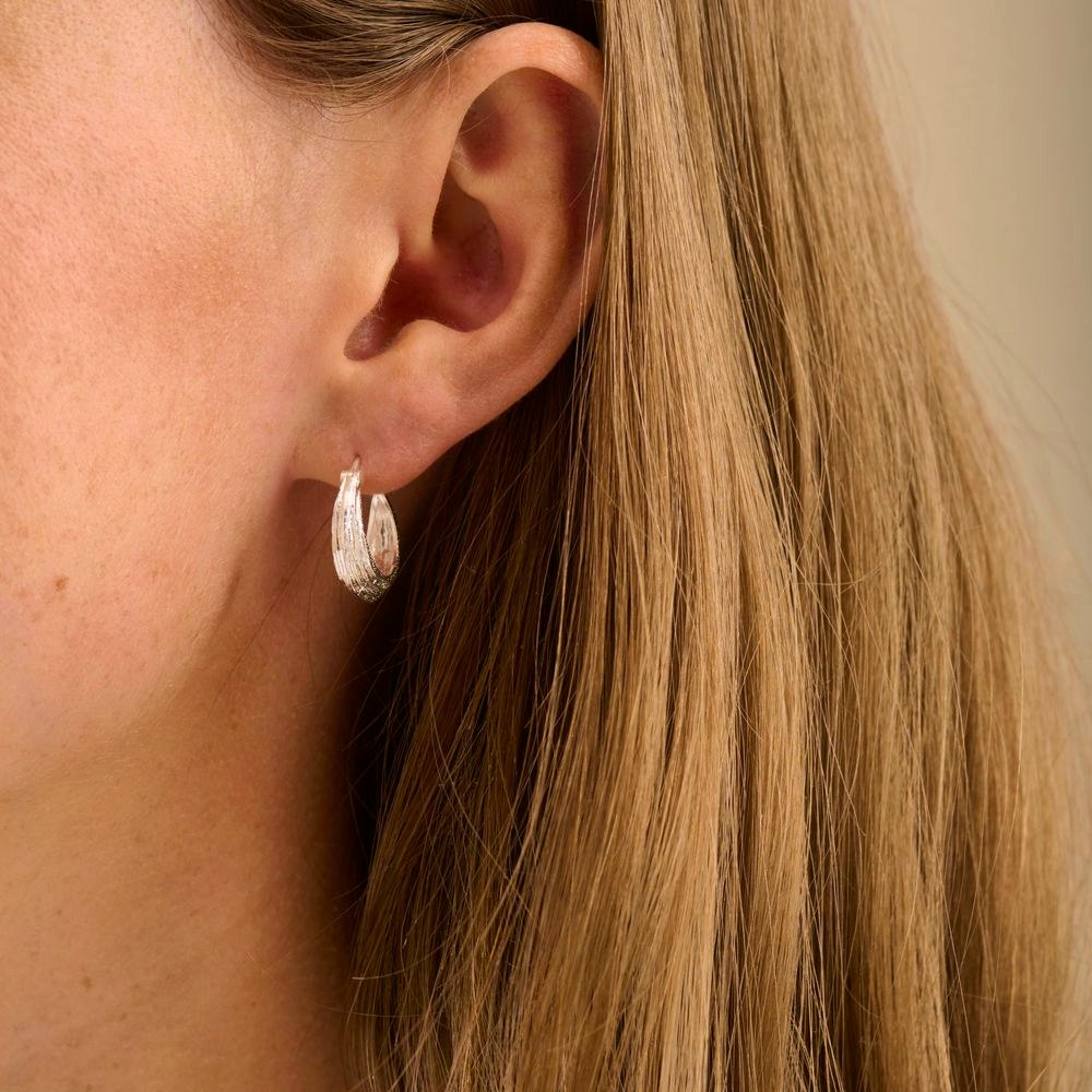 Small Coastline Earrings fra Pernille Corydon i Sølv Sterling 925